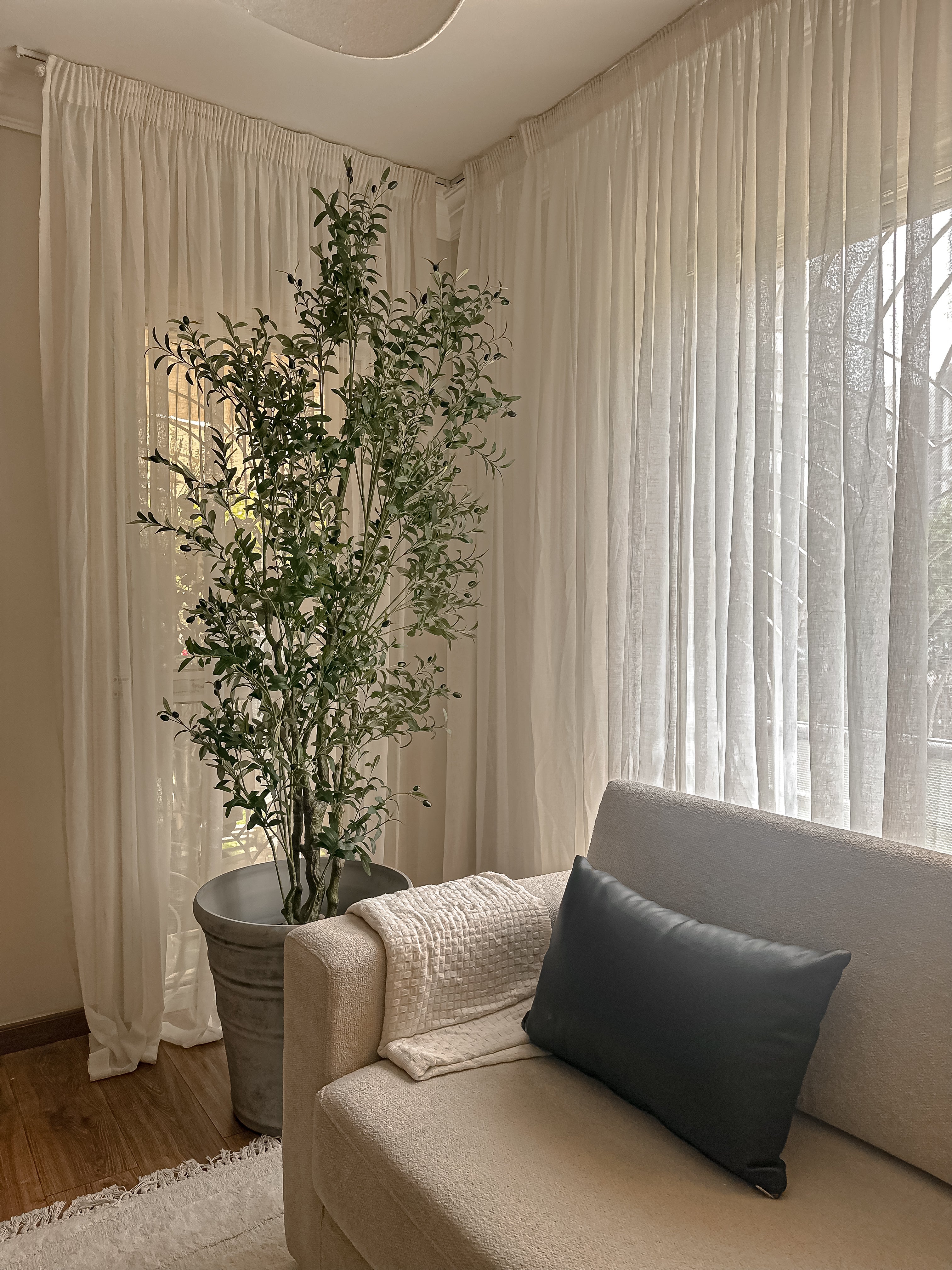 Olive faux tree