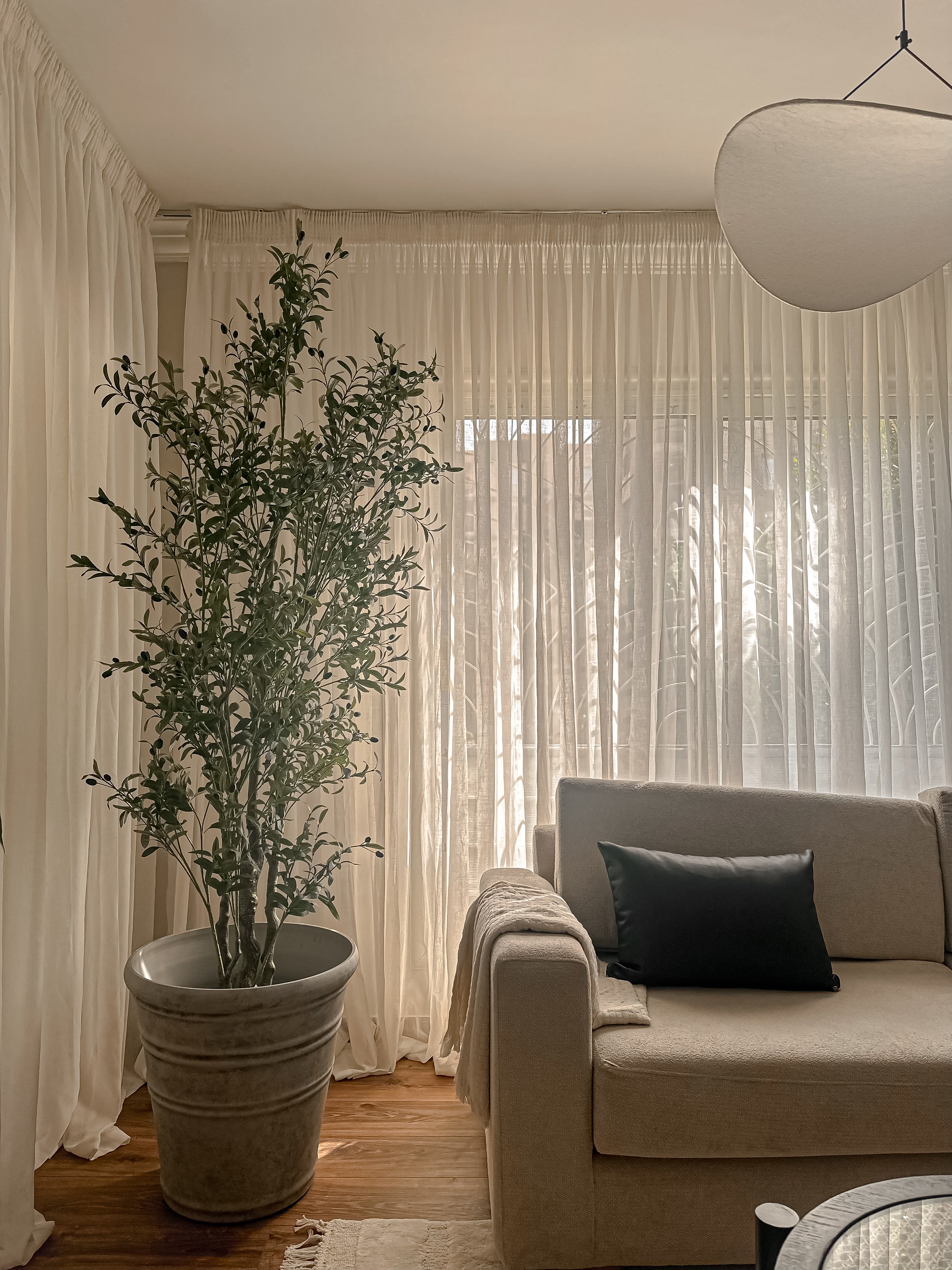 Olive faux tree