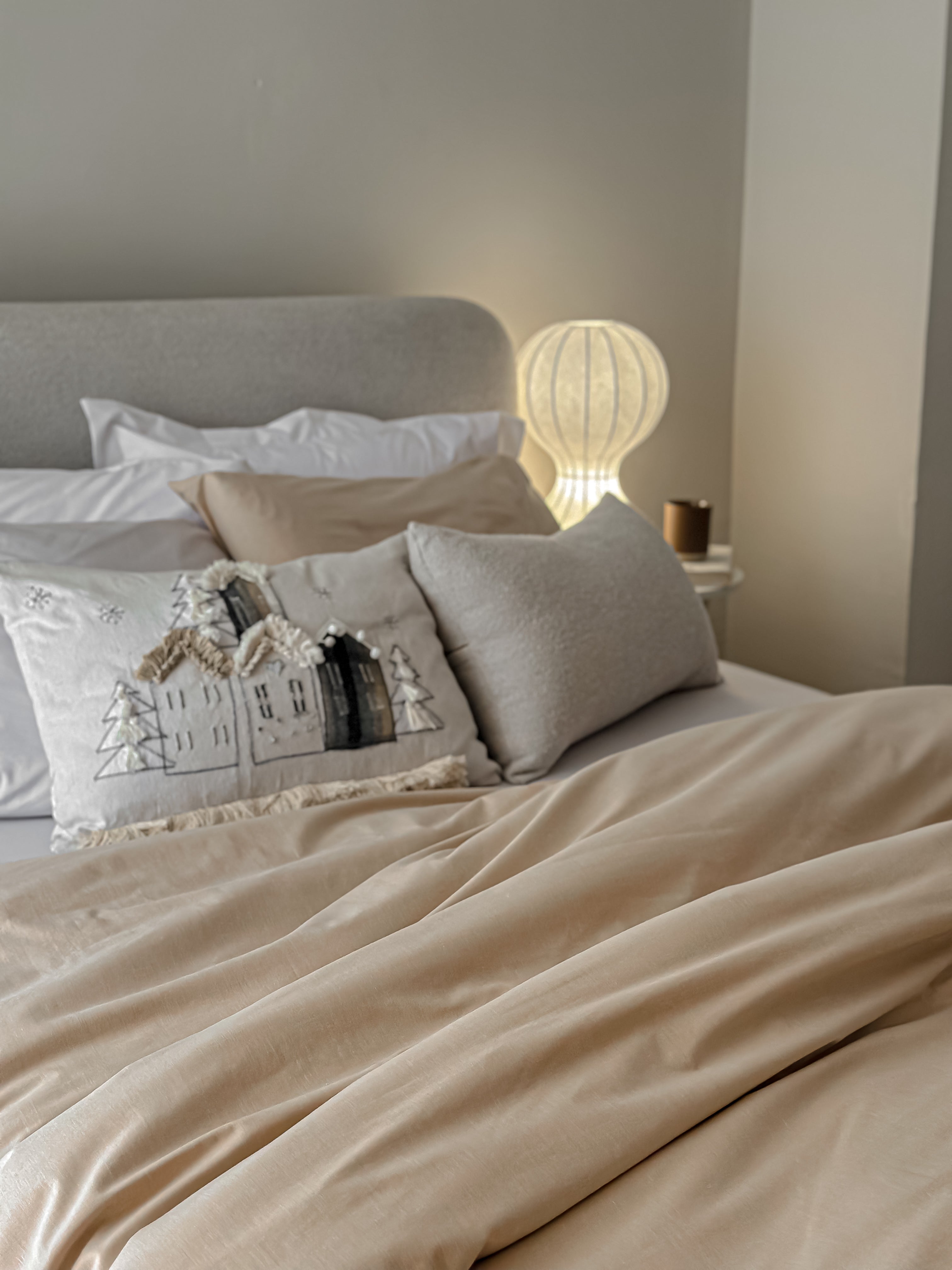 Prime Cotton Duvet Cover Set - Beige