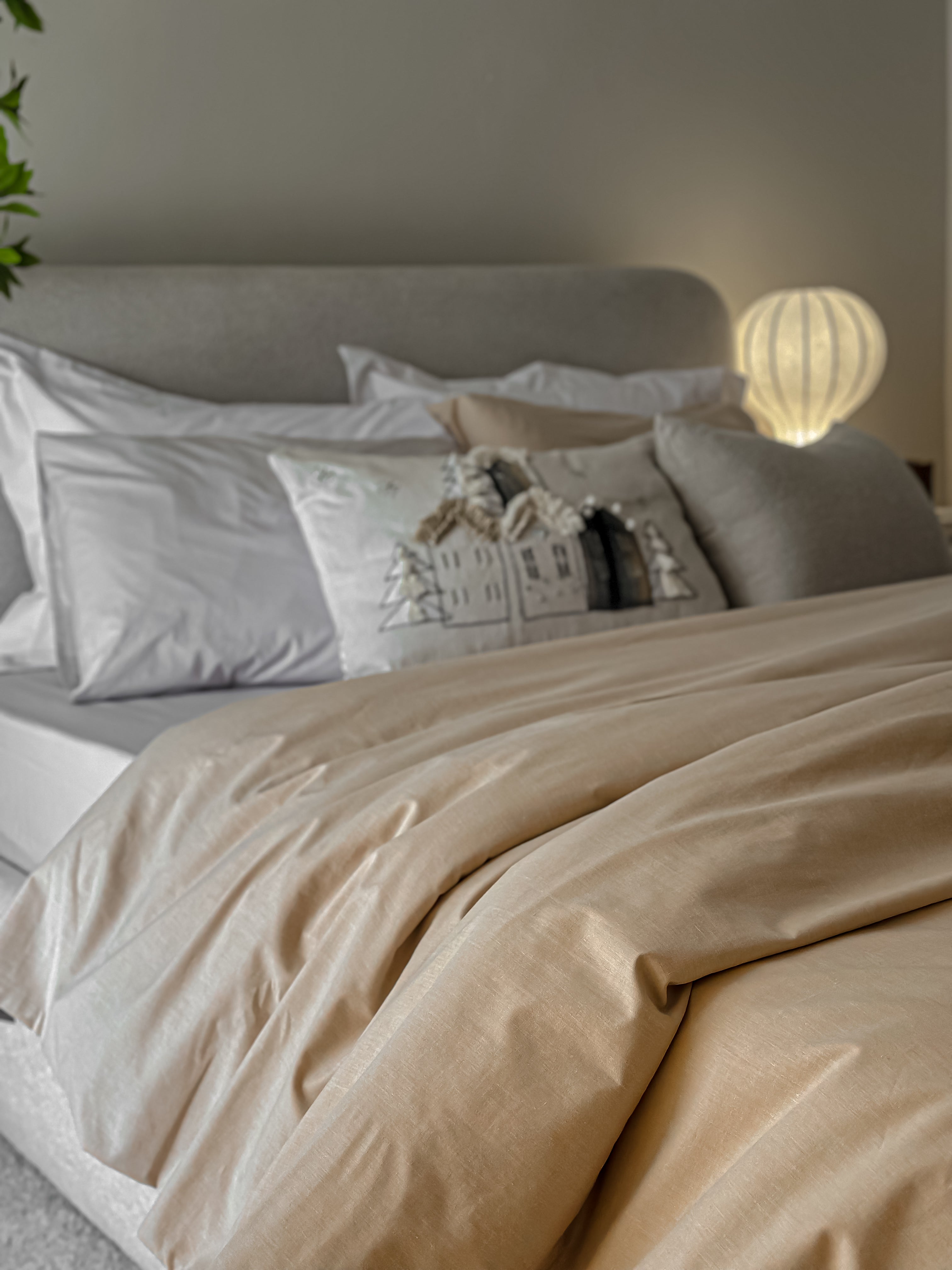 Prime Cotton Duvet Cover Set - Beige