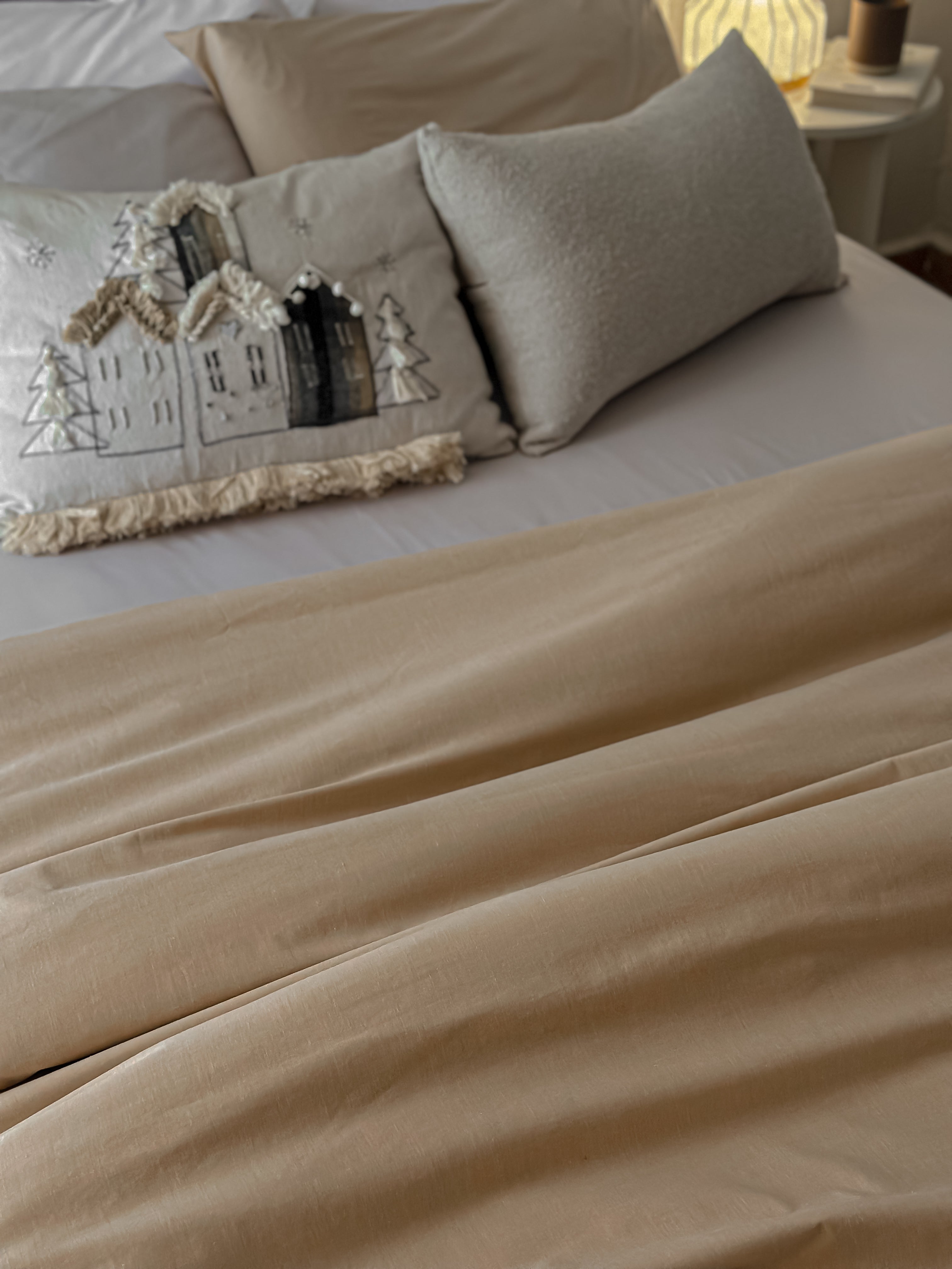 Prime Cotton Duvet Cover Set - Beige