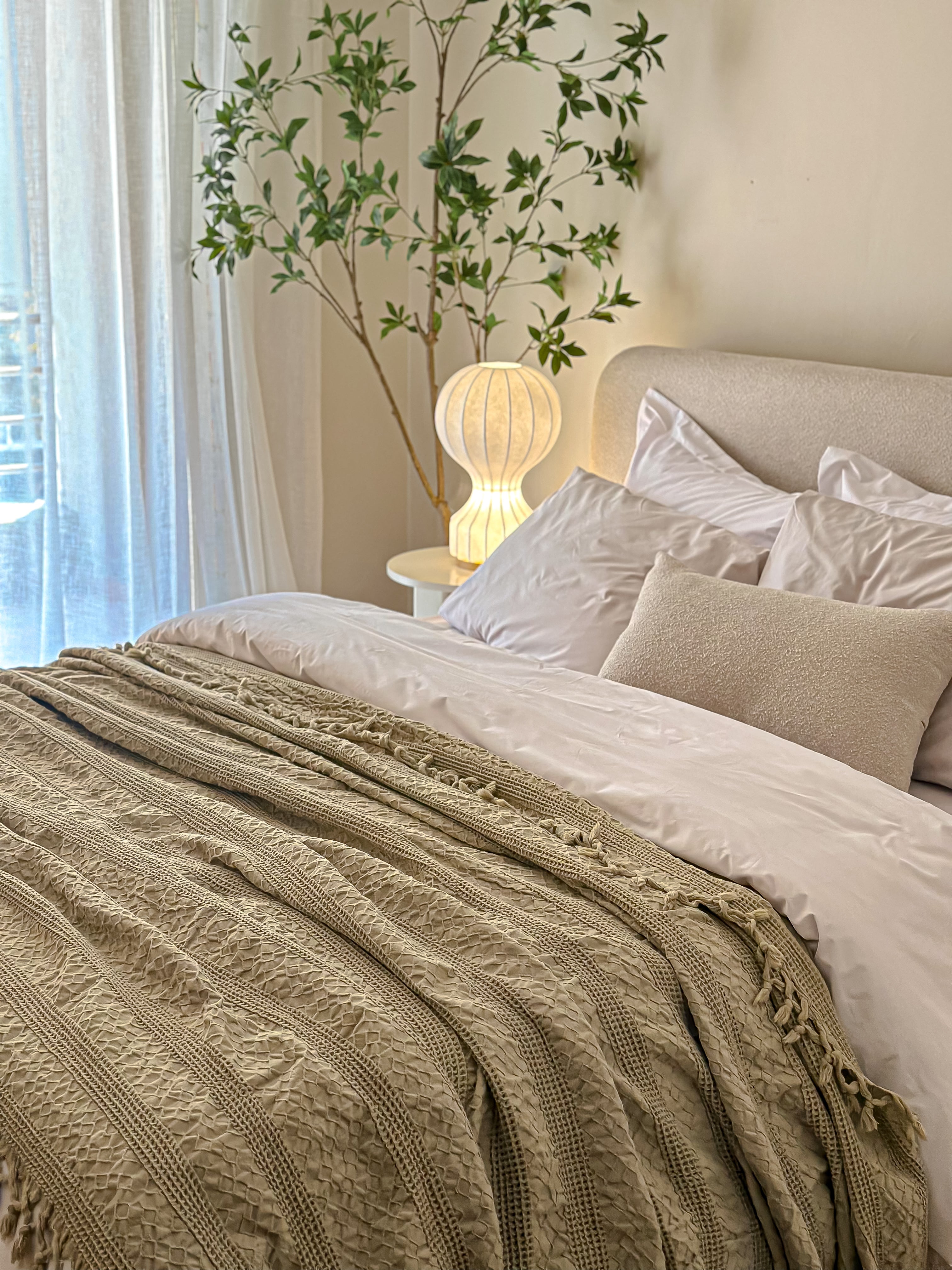 Waffle Summer Coverlet