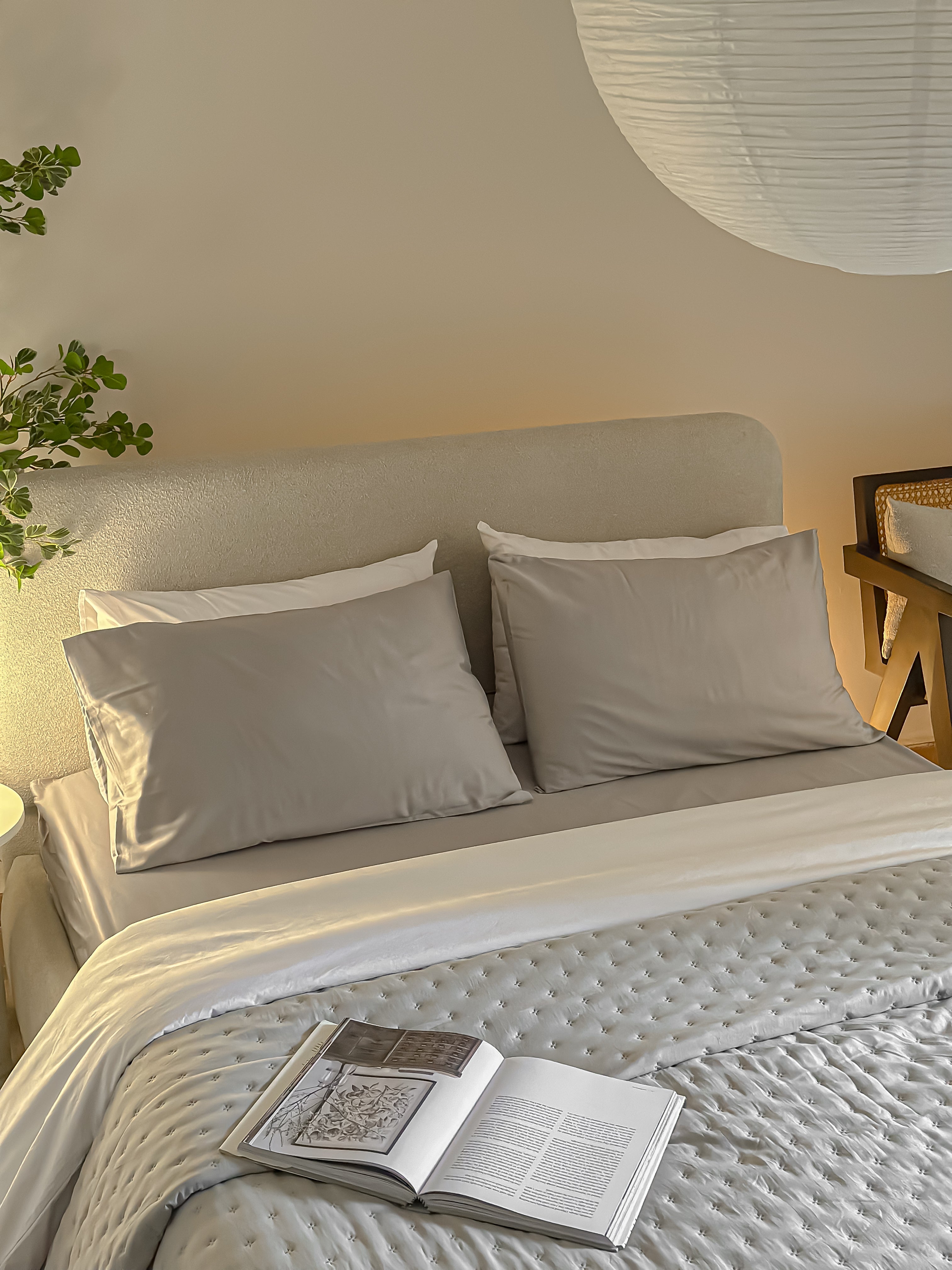 Neutral Gray bed Set