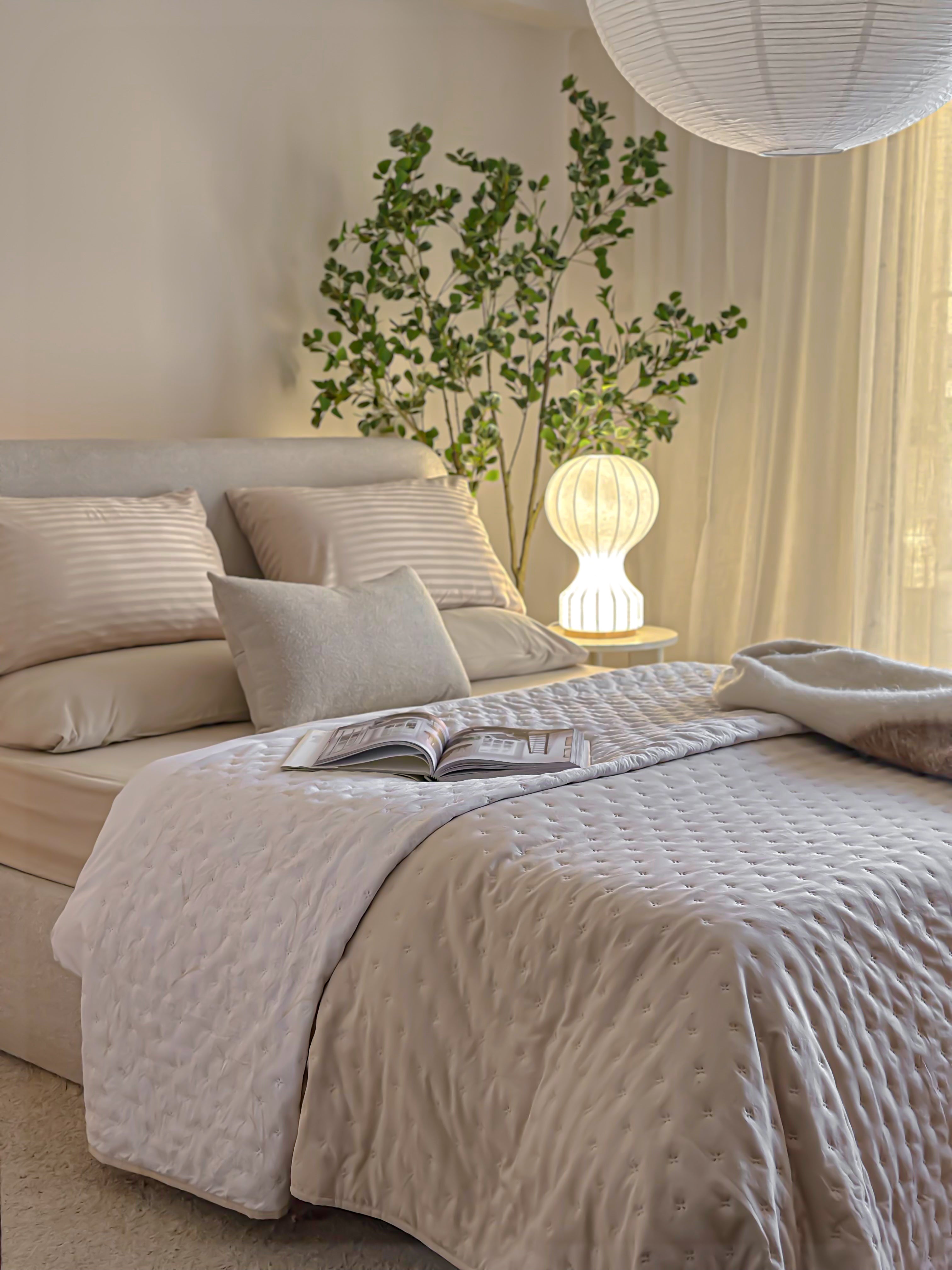 Neutral Beige bed Set