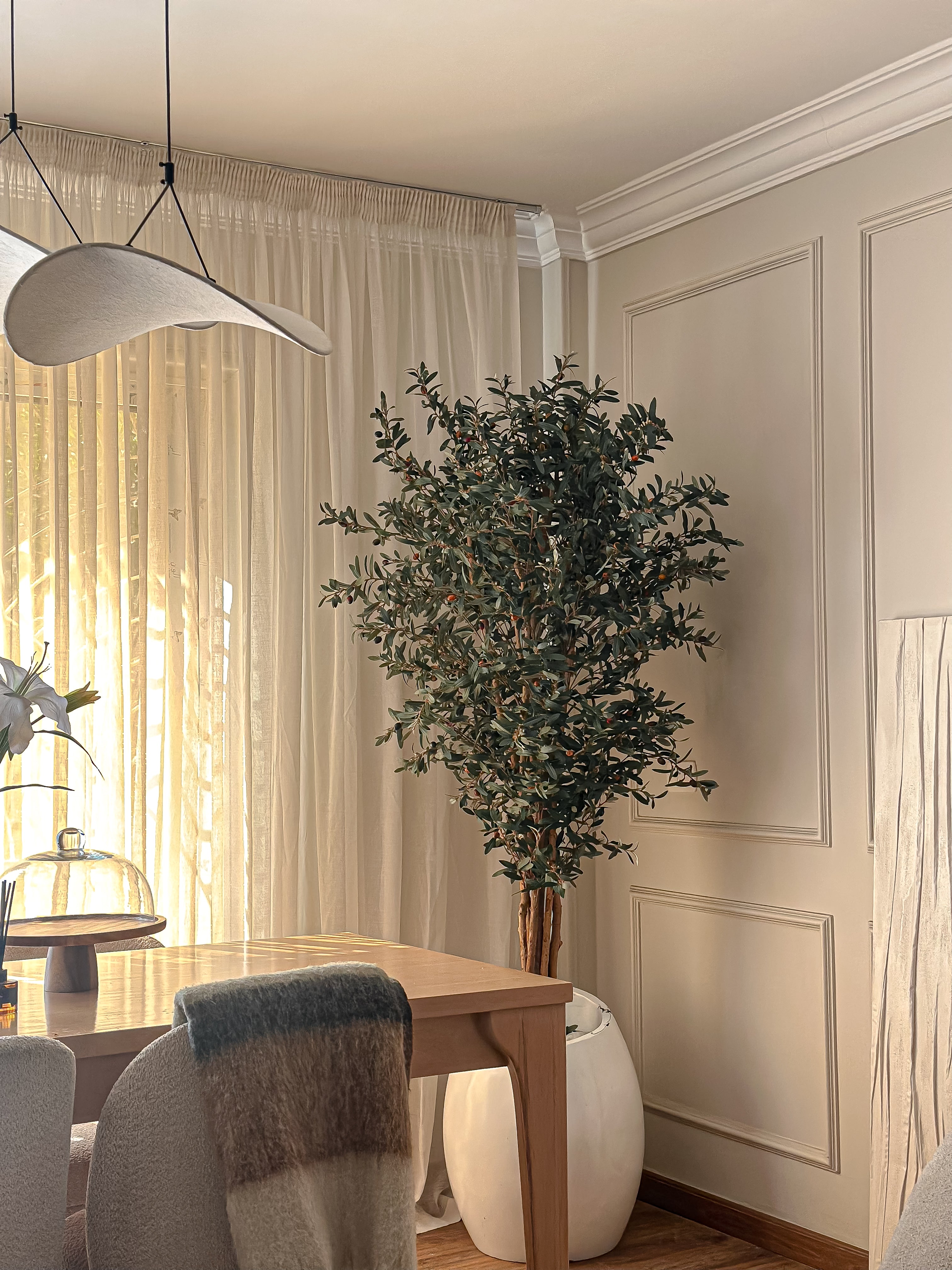 Olive Faux Tree - multiple steams