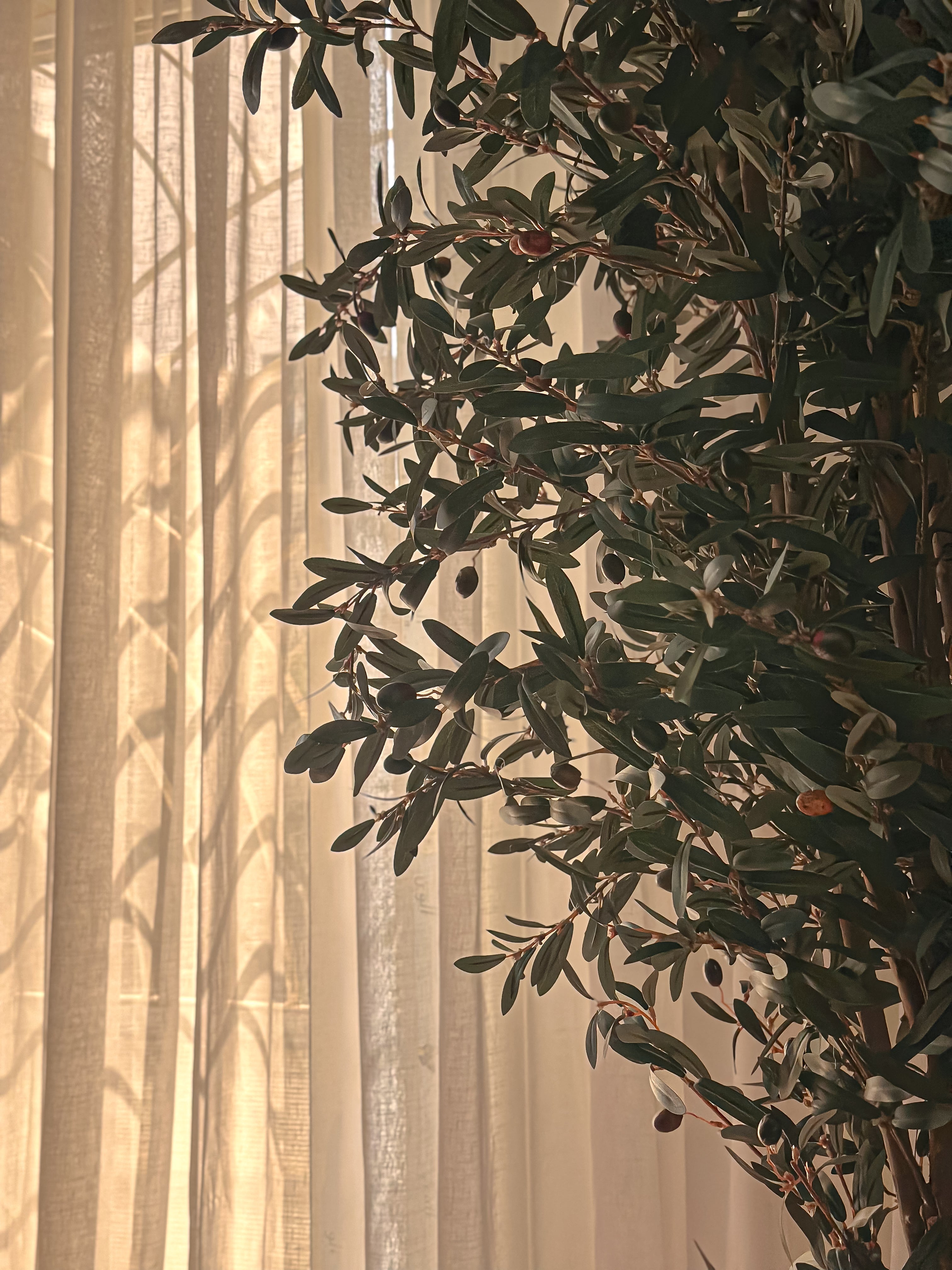 Olive Faux Tree - multiple steams