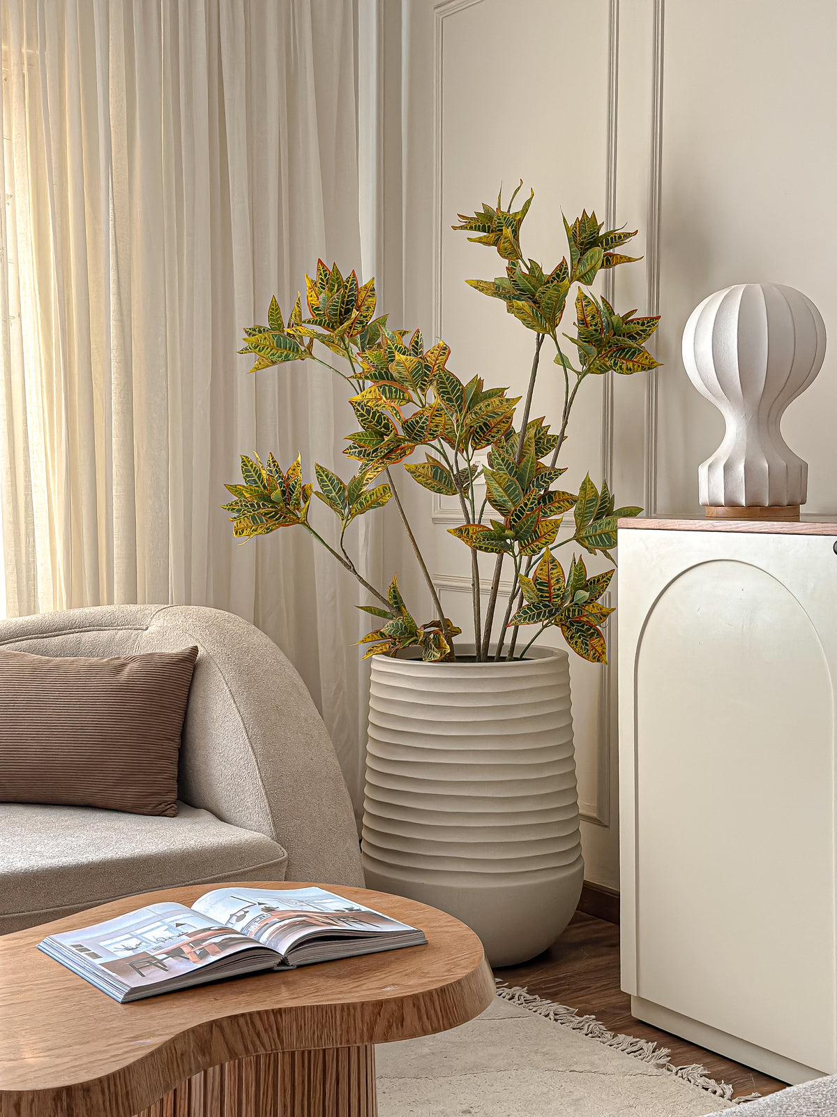 Croton Faux Tree