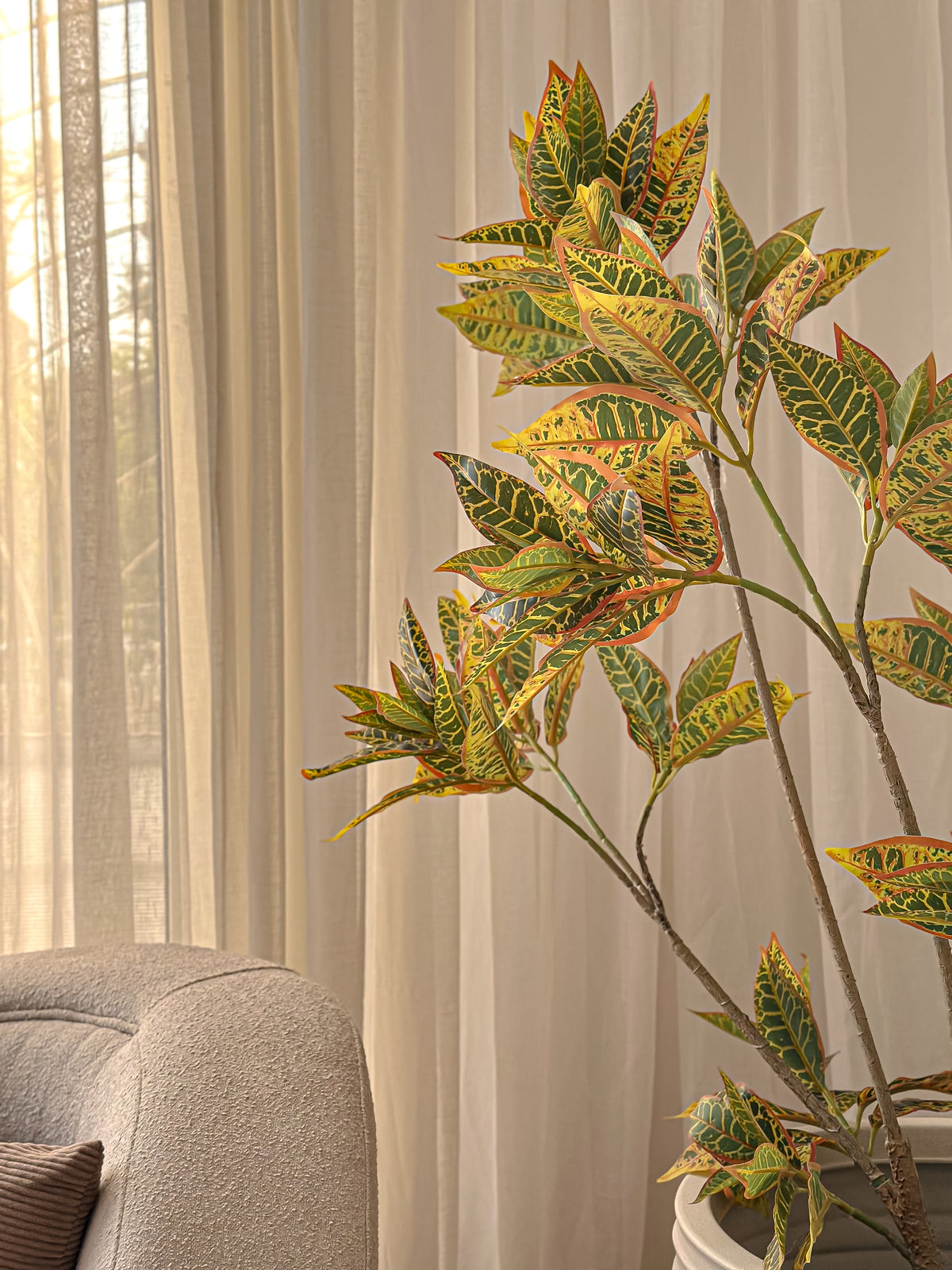 Croton Faux Tree