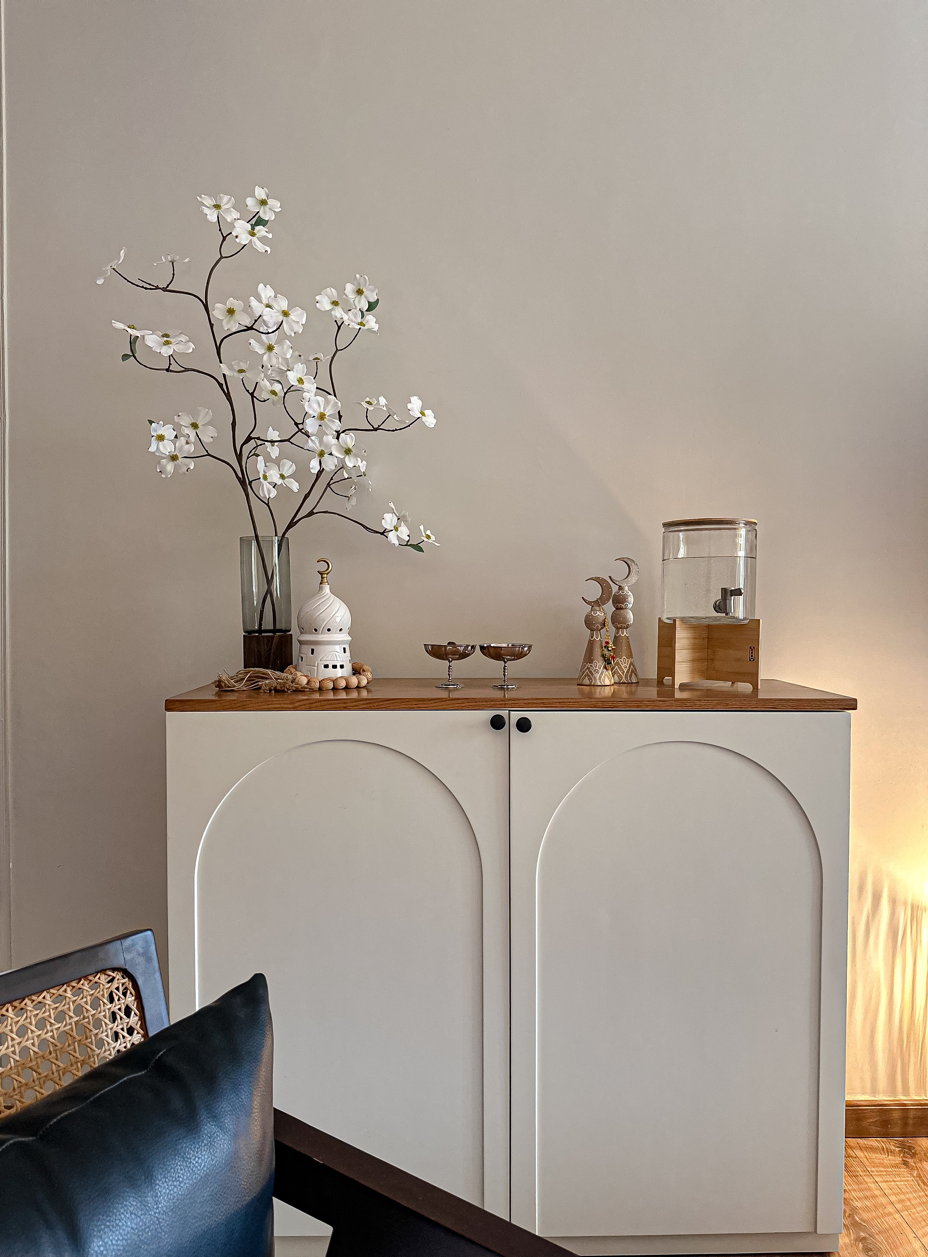 Curved Storage Cabinet