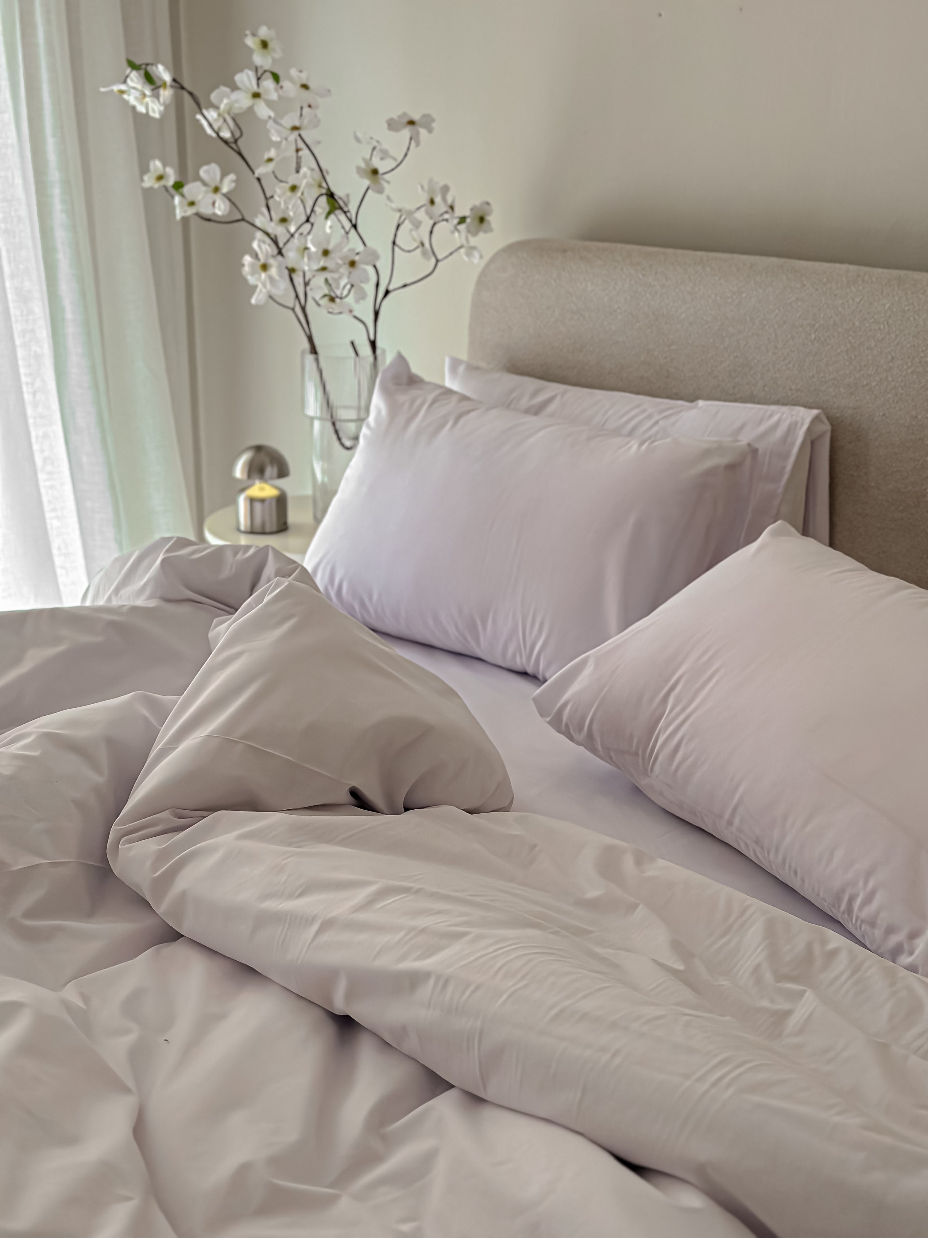 Prime Cotton Sheet Set - white