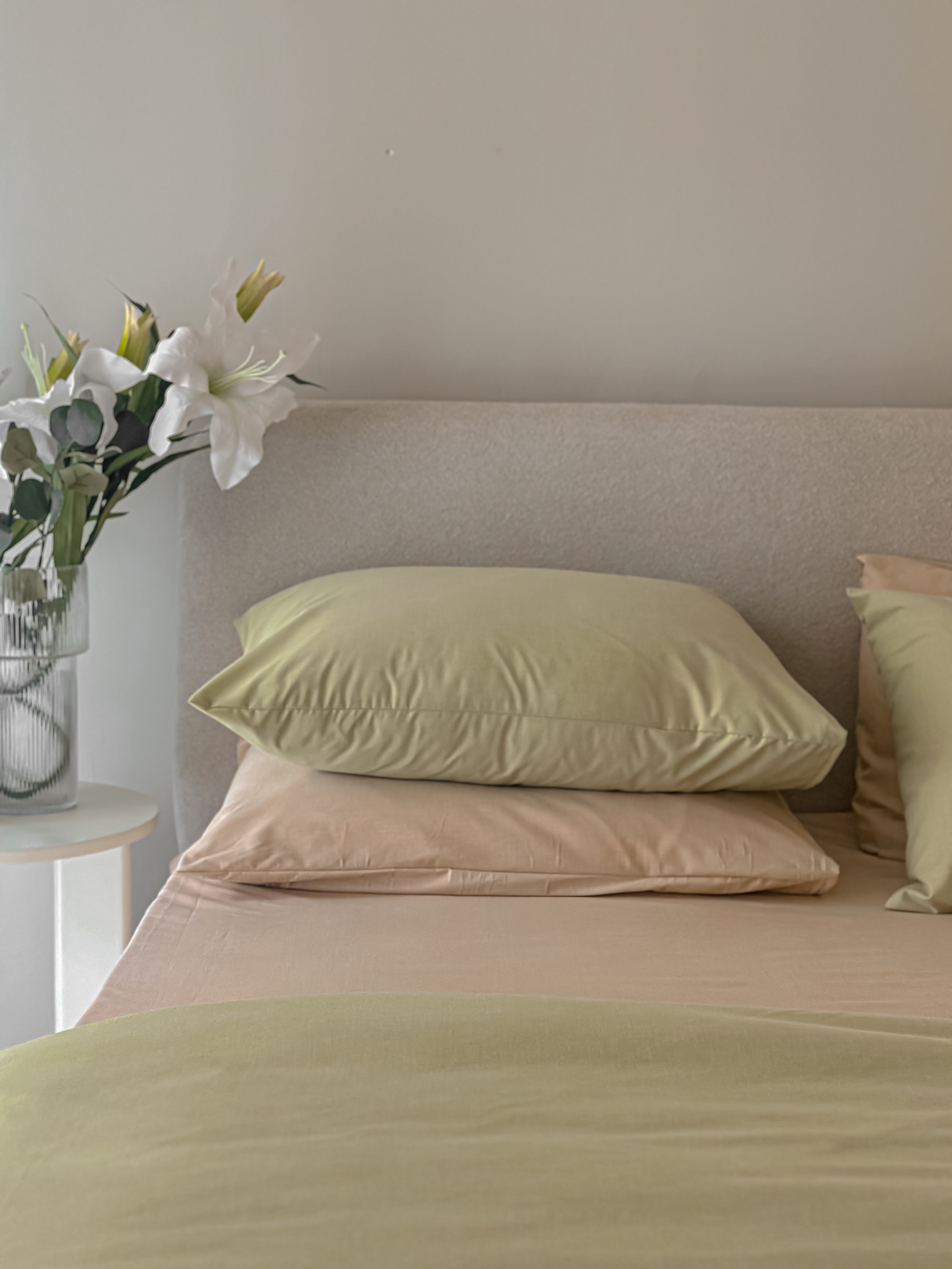 Prime Cotton Duvet Cover Set - Lime Green