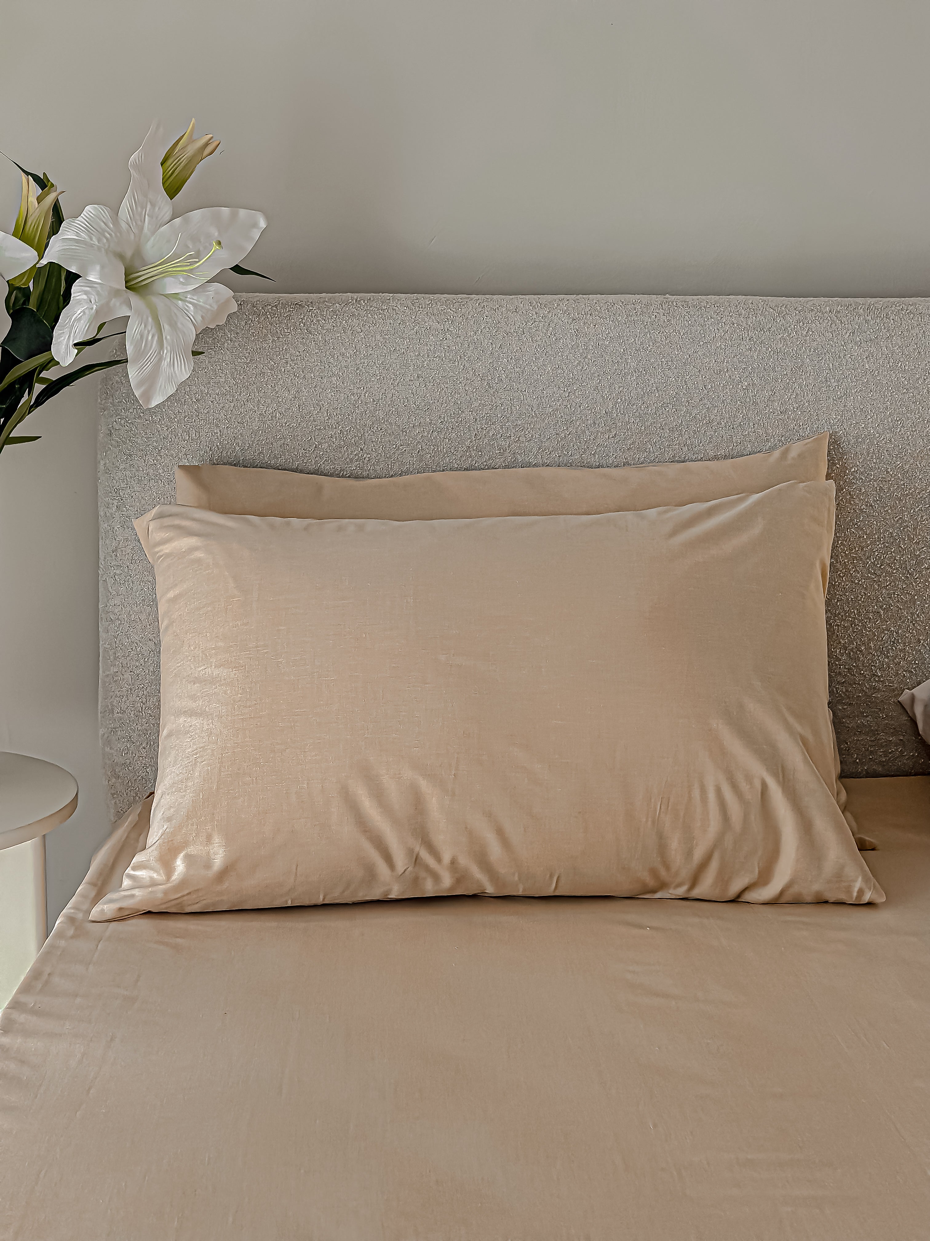 Prime Cotton Duvet Cover Set - Beige
