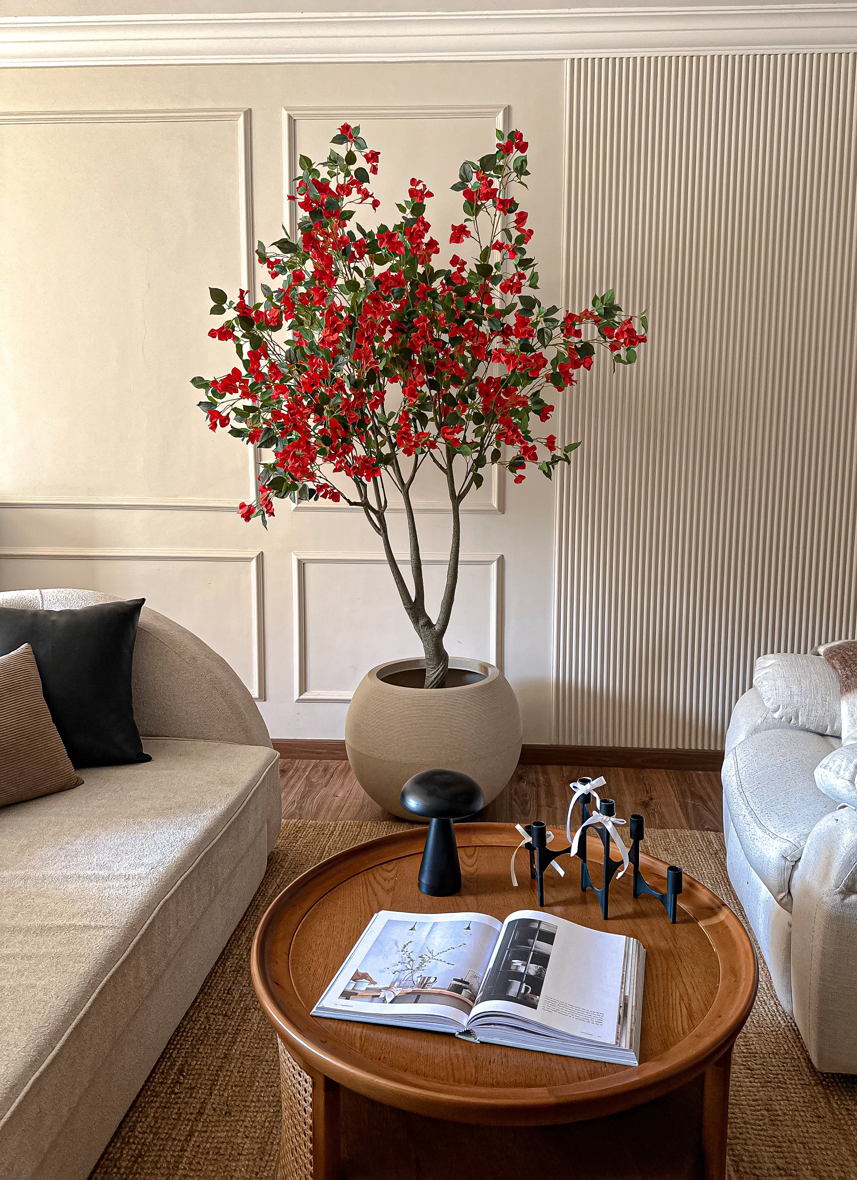 Bougainvillea Faux Tree
