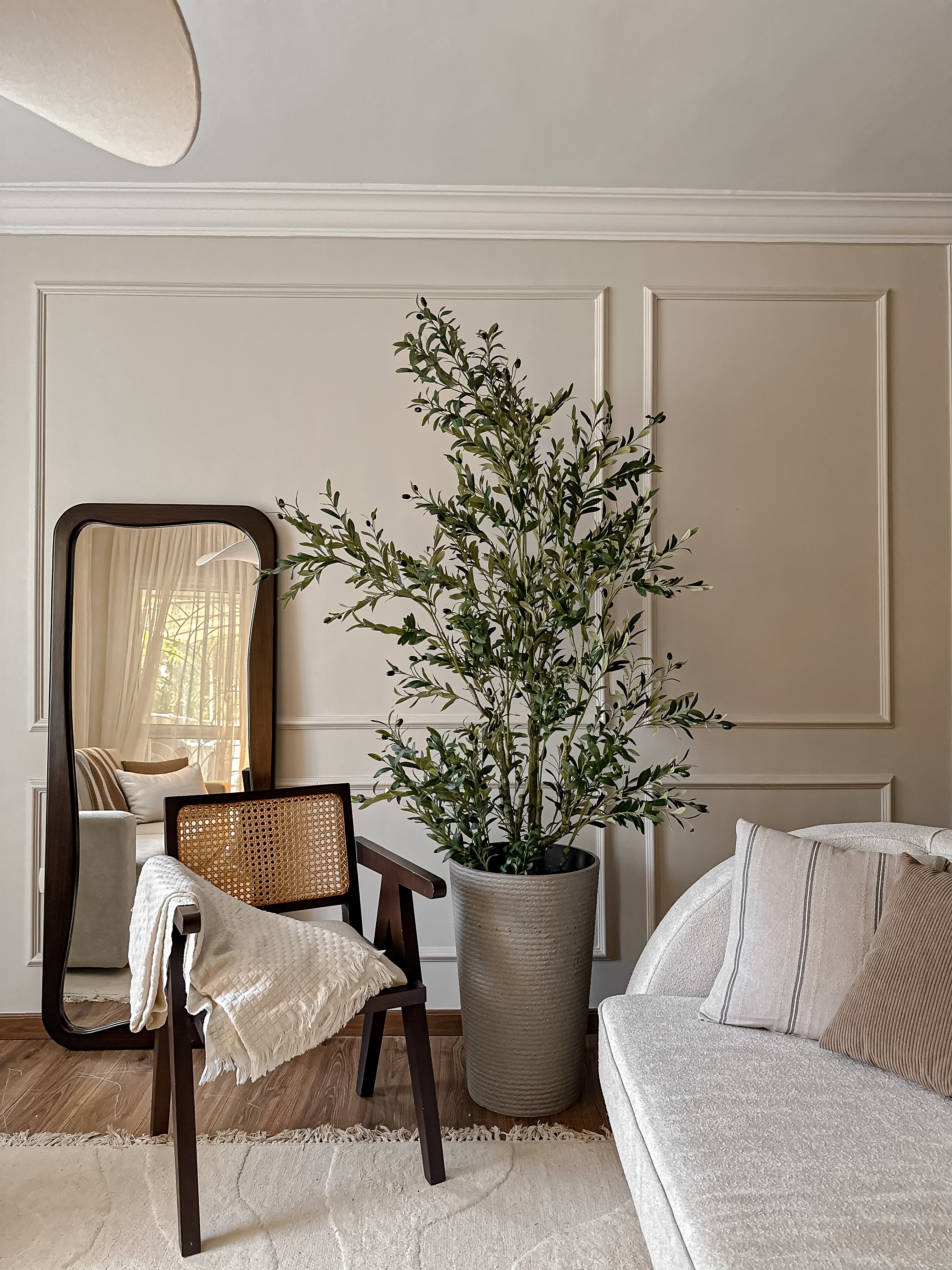 Olive faux tree