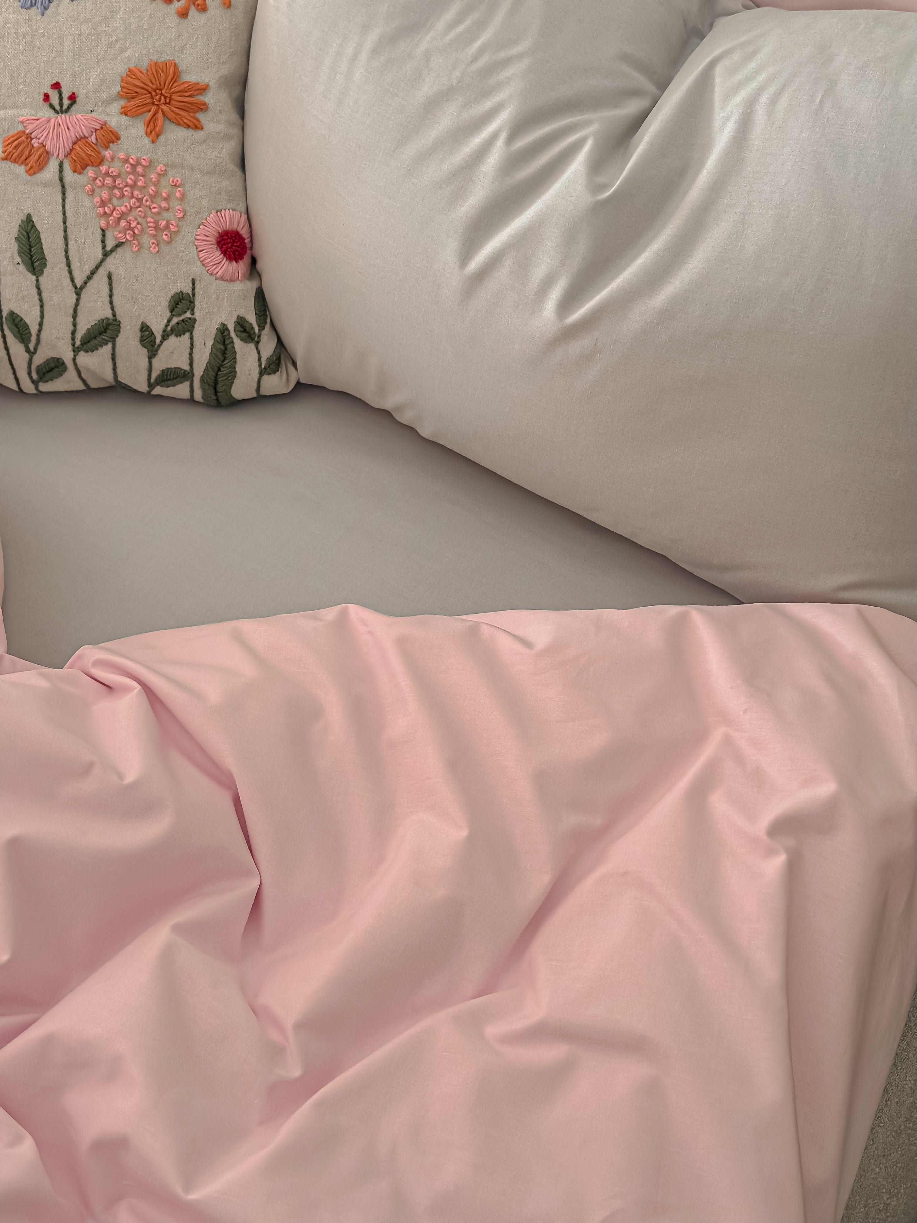 Prime Cotton Sheet Set - silver