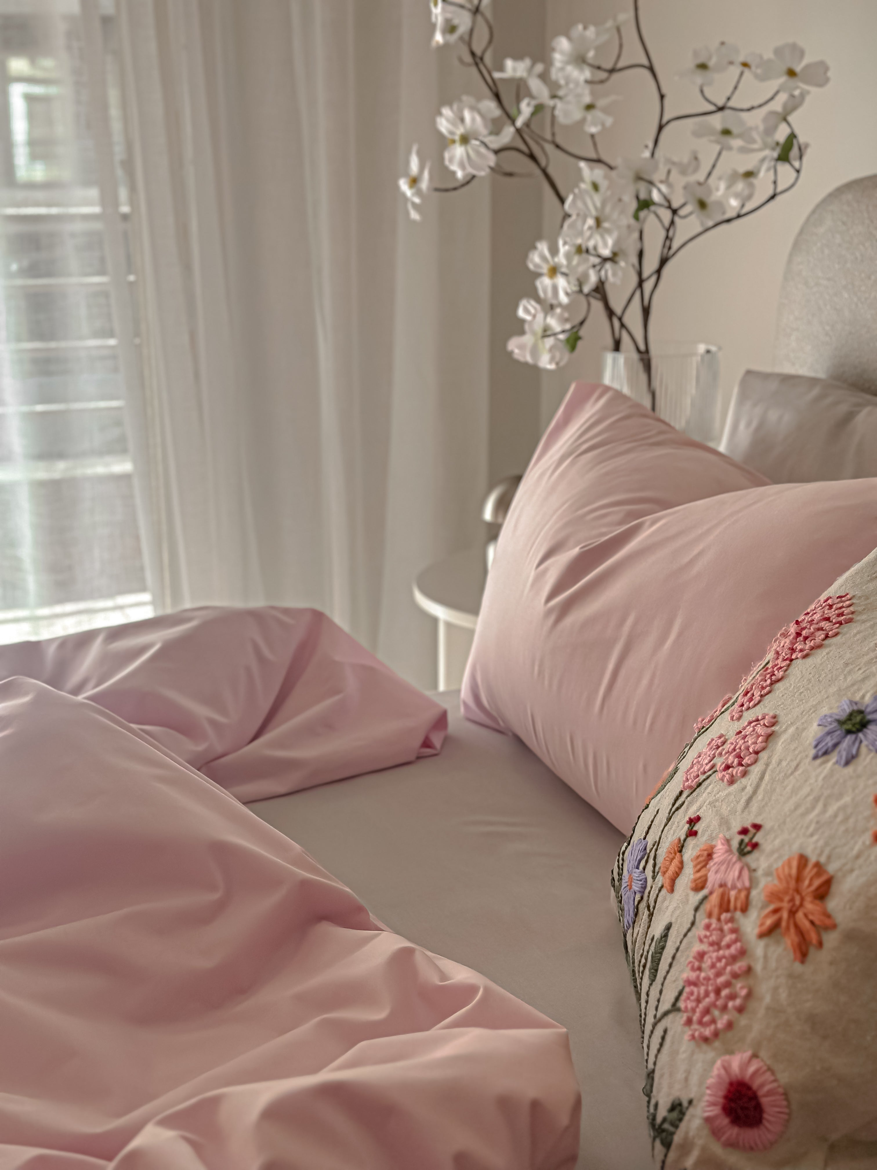 Prime Cotton Sheet Set - silver