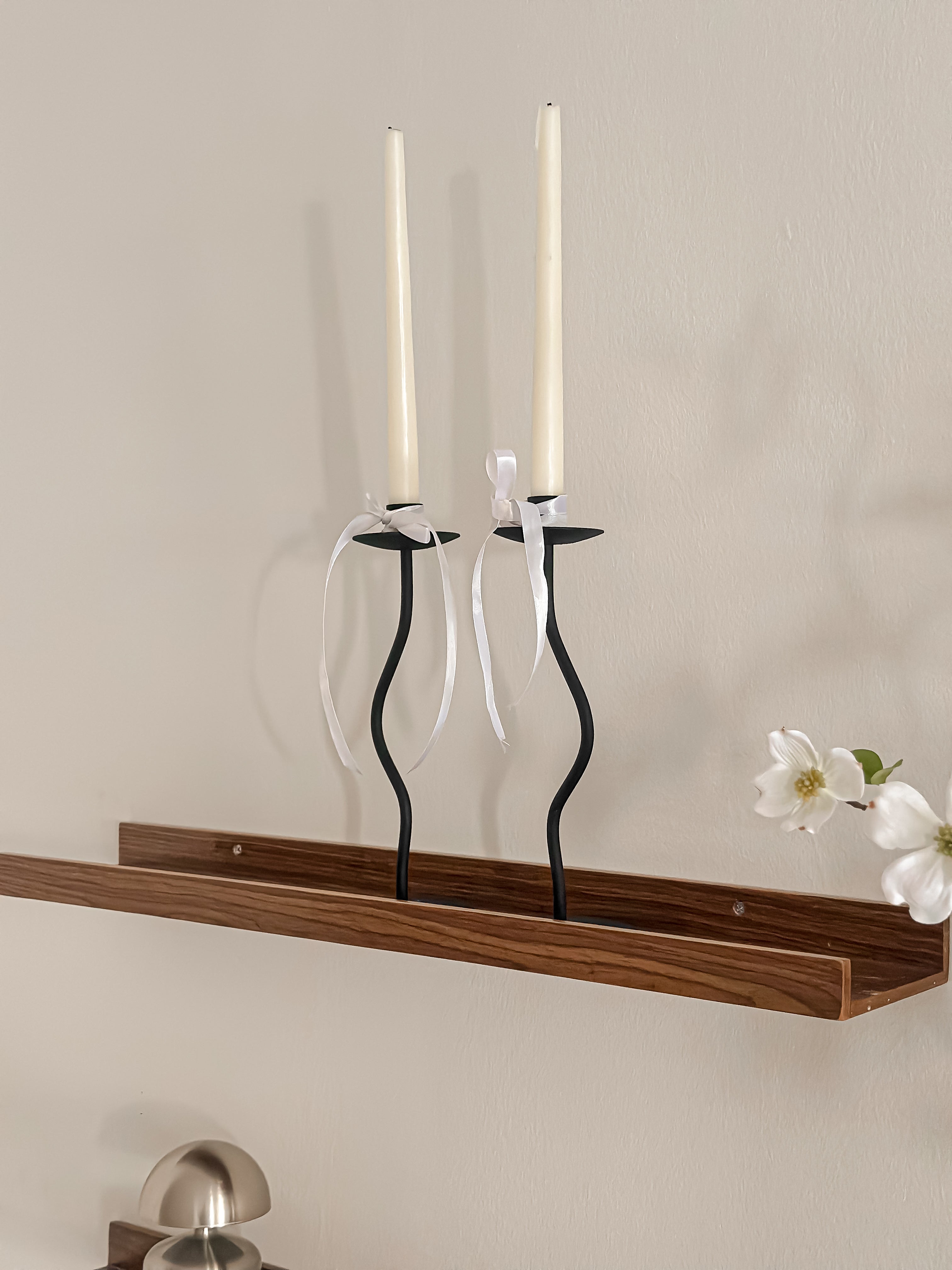 Walnut Wood Wall Shelf