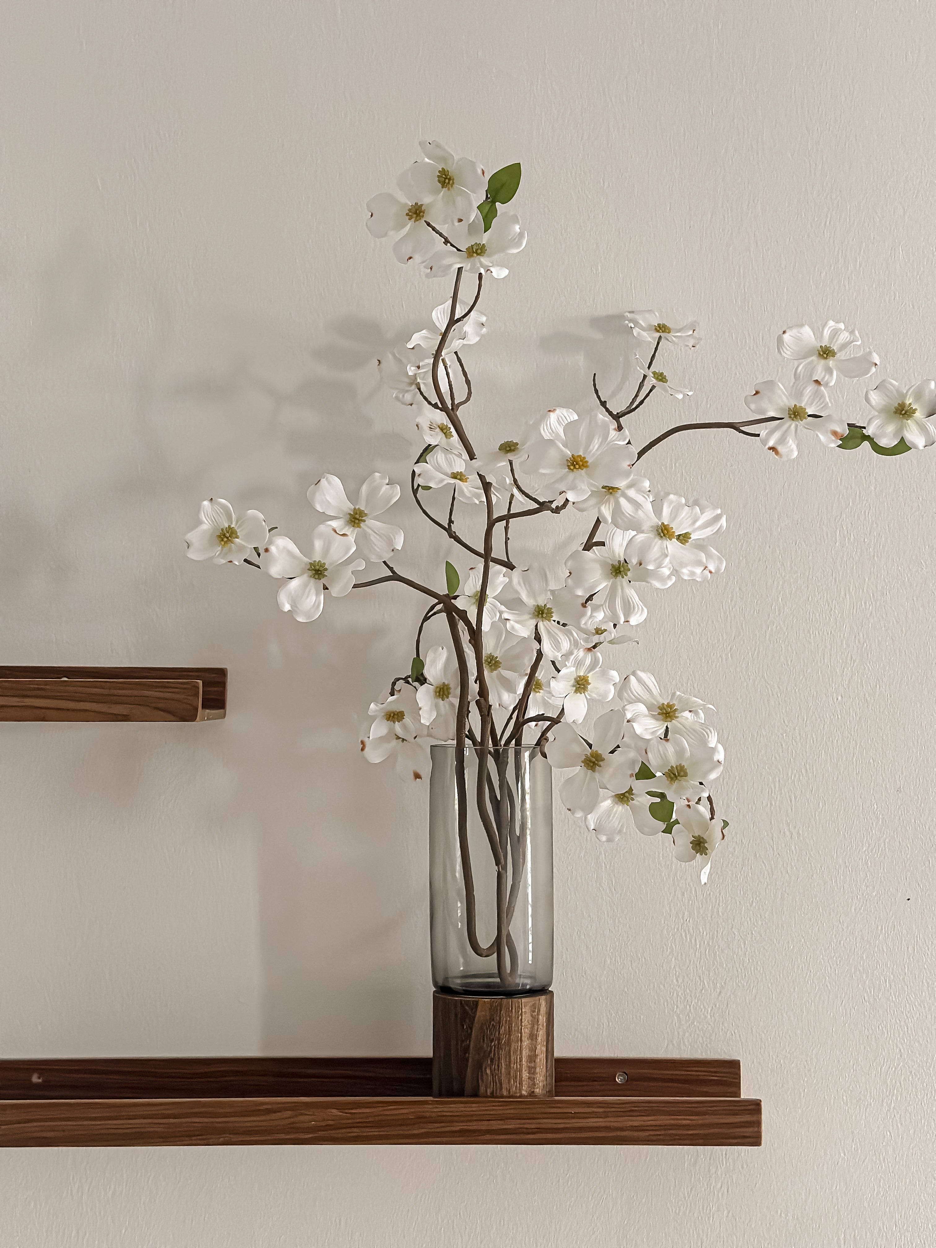 Walnut Wood Wall Shelf