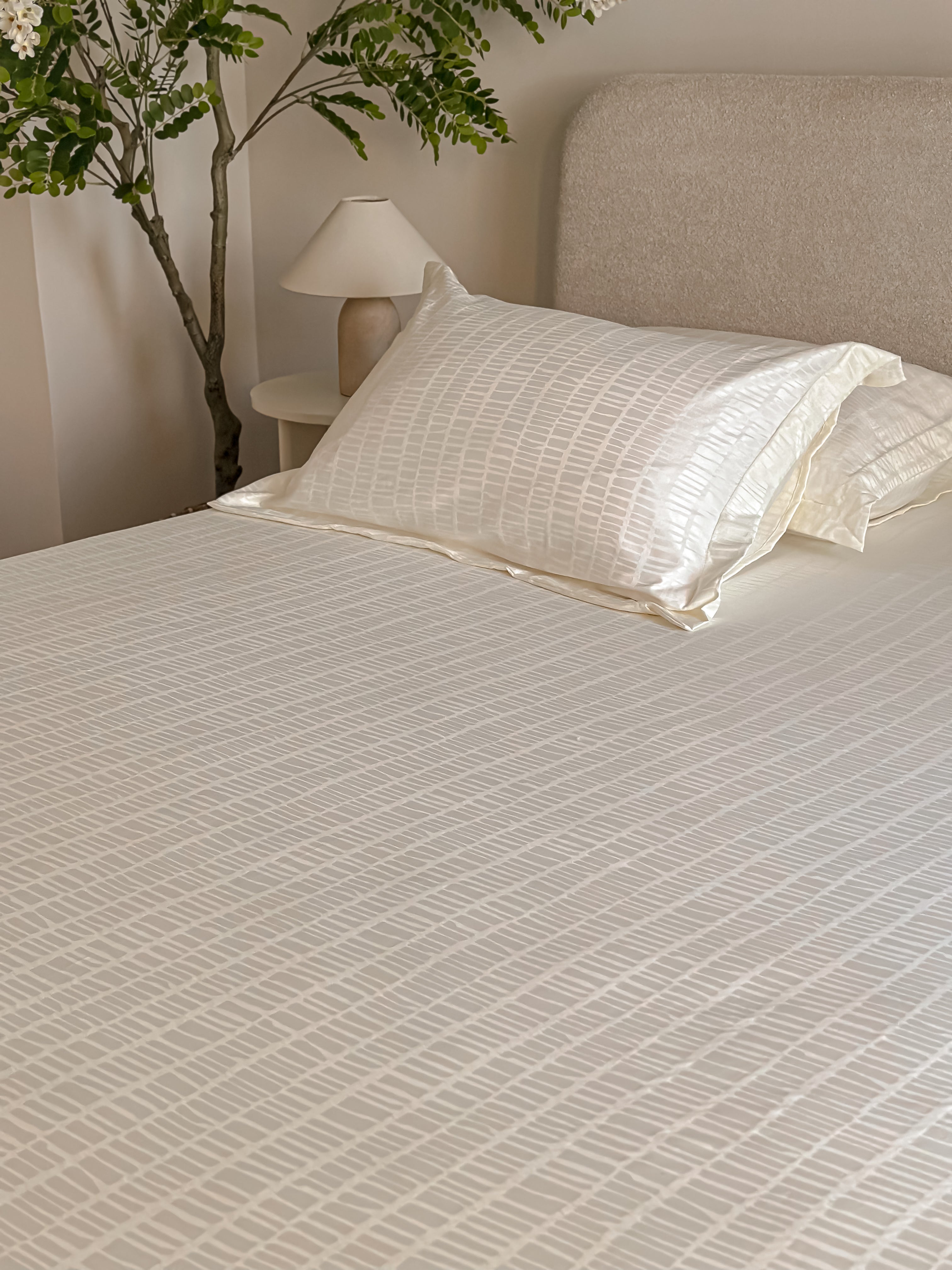 Jacquard cotton Bedsheet set