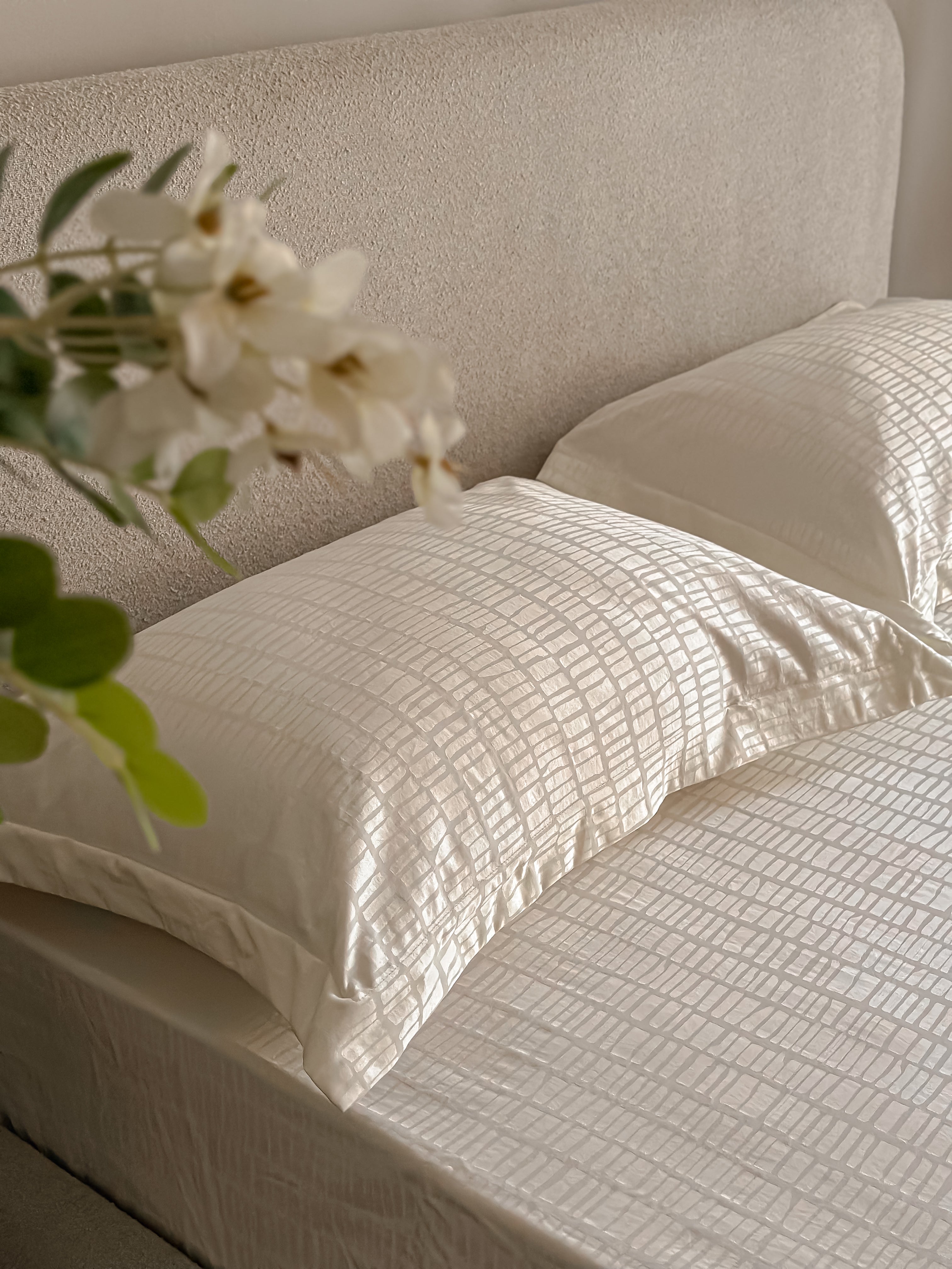Jacquard cotton Bedsheet set