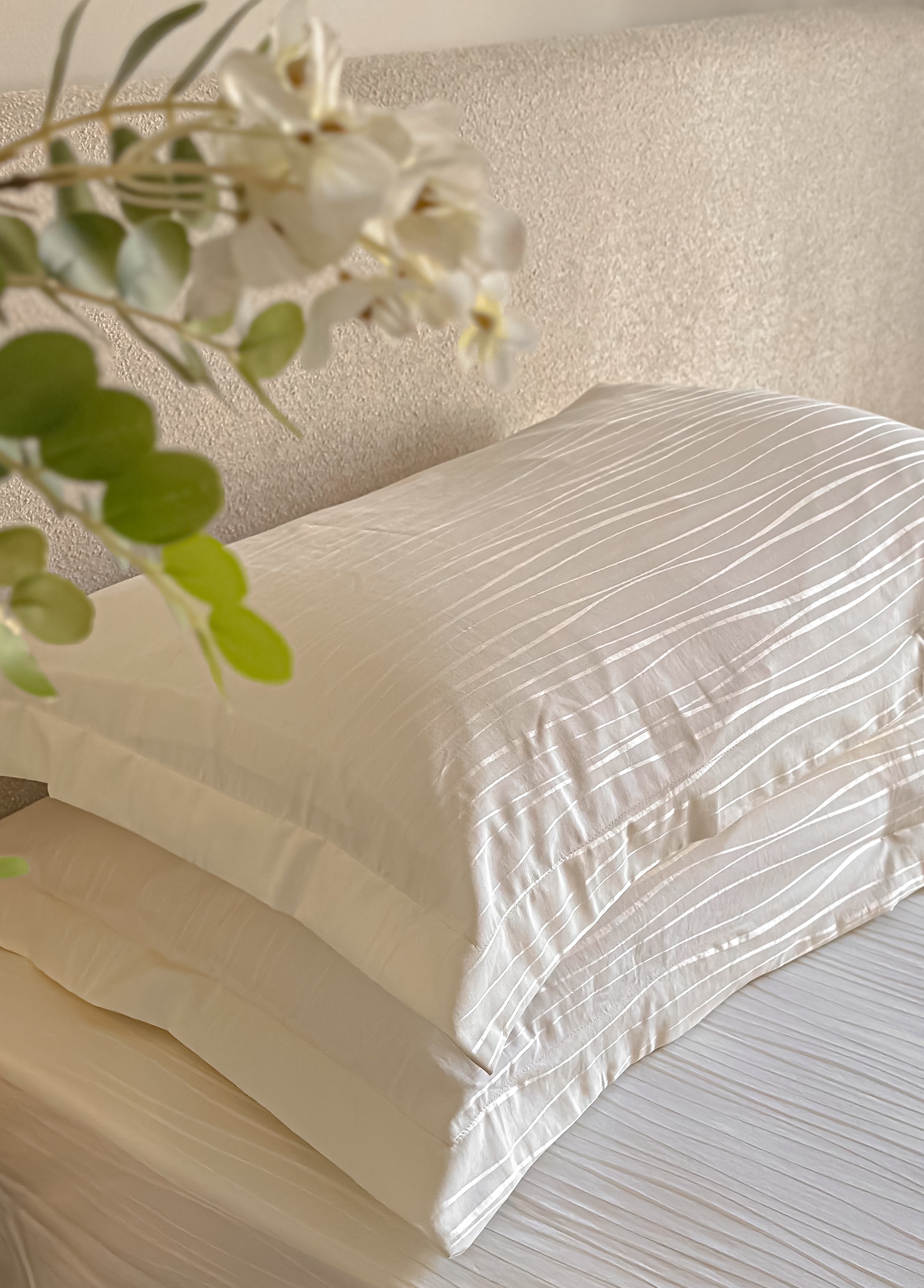 Jacquard cotton Bed sheet set _ waves