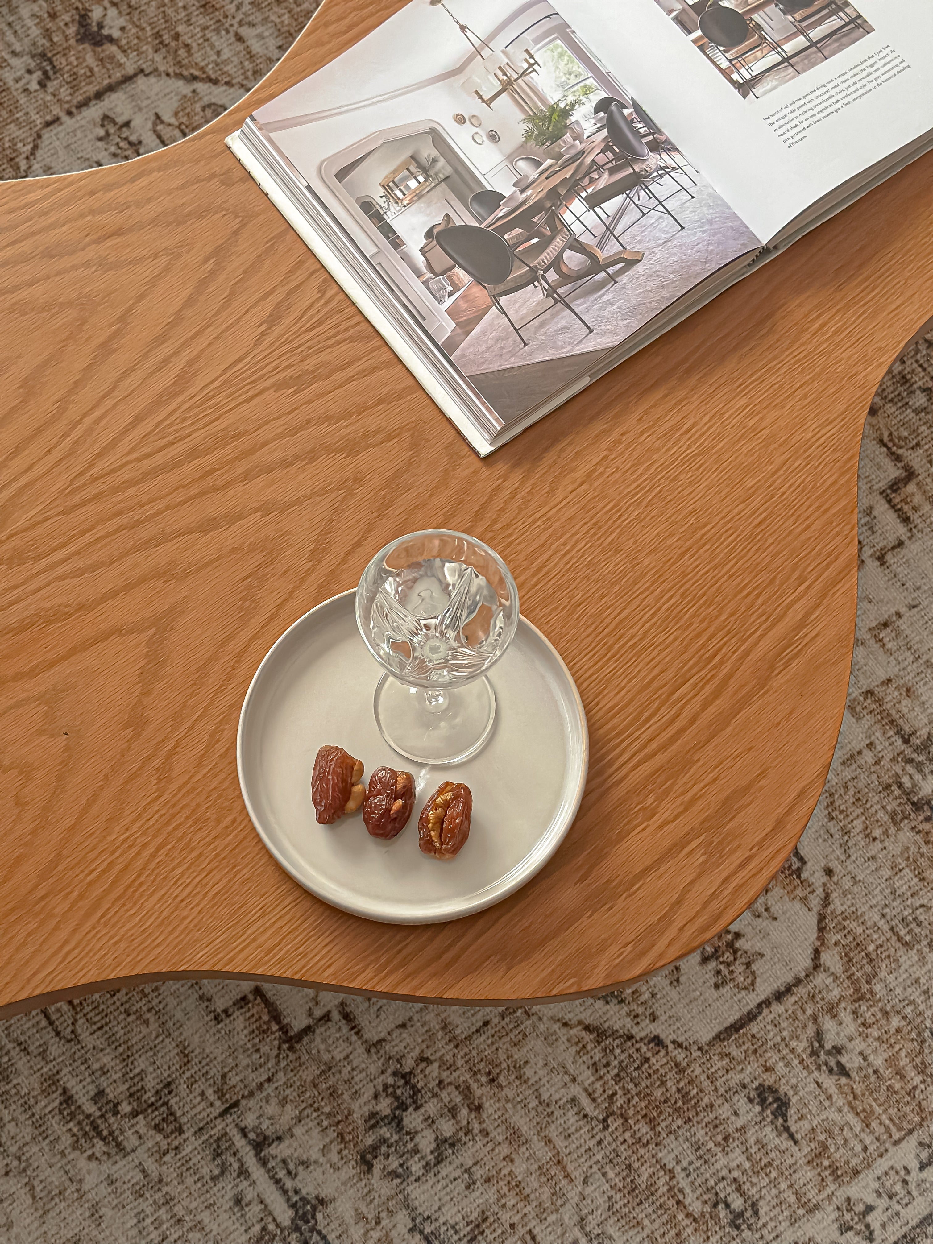 Wavy Wooden Coffee Table