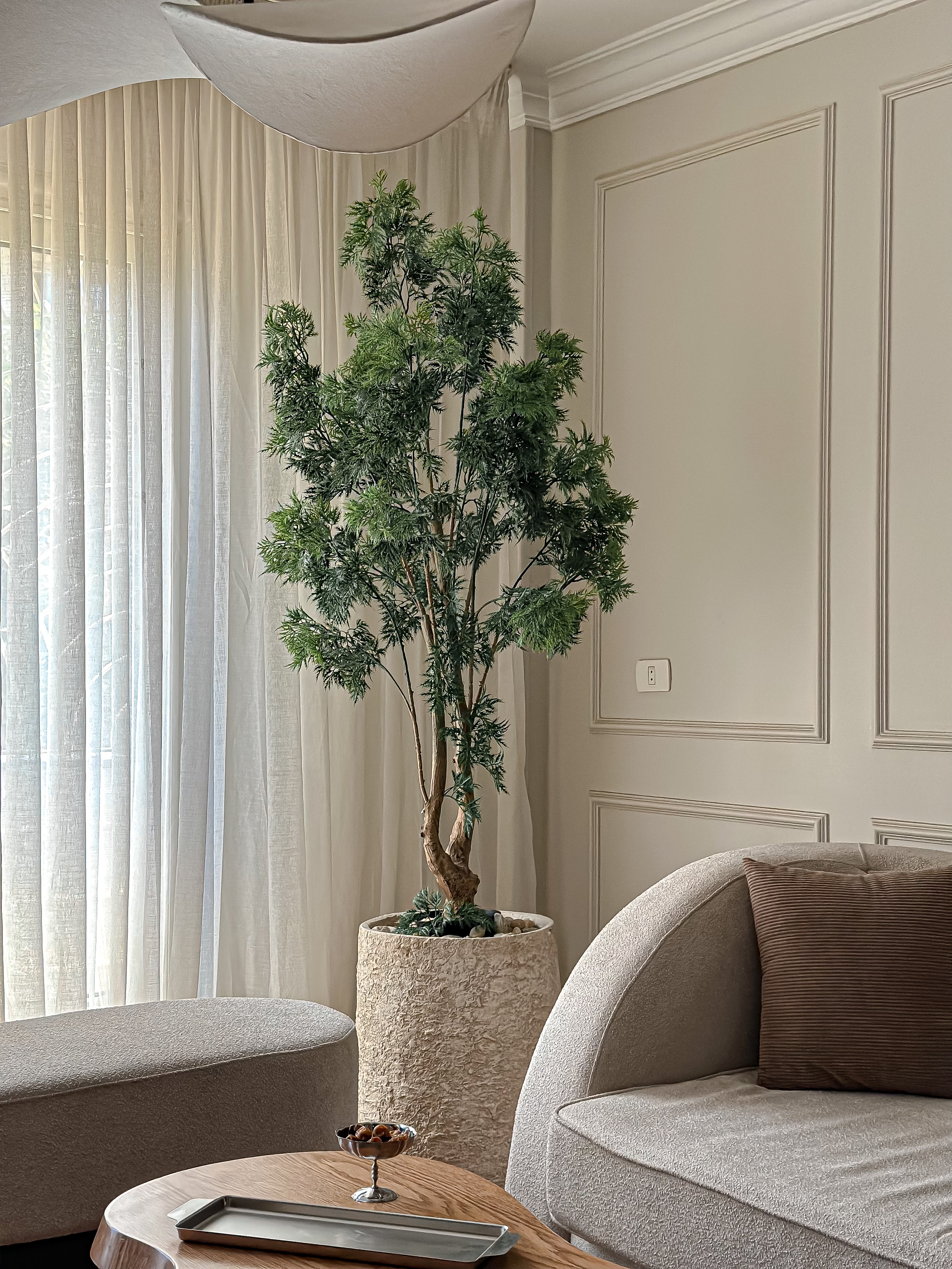 Aralia faux tree