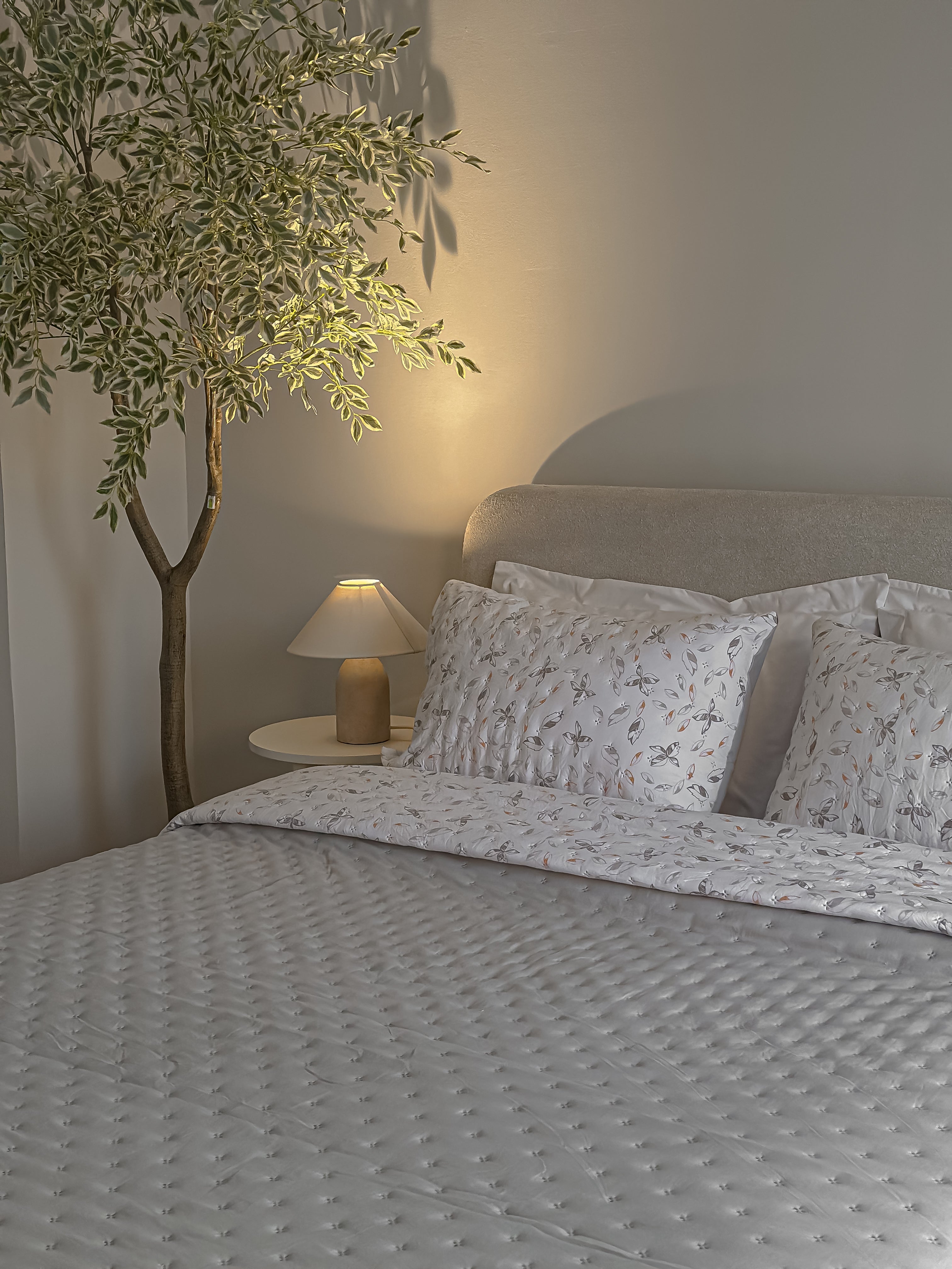 Tencel Bedspread Set – Double-Faced / gray