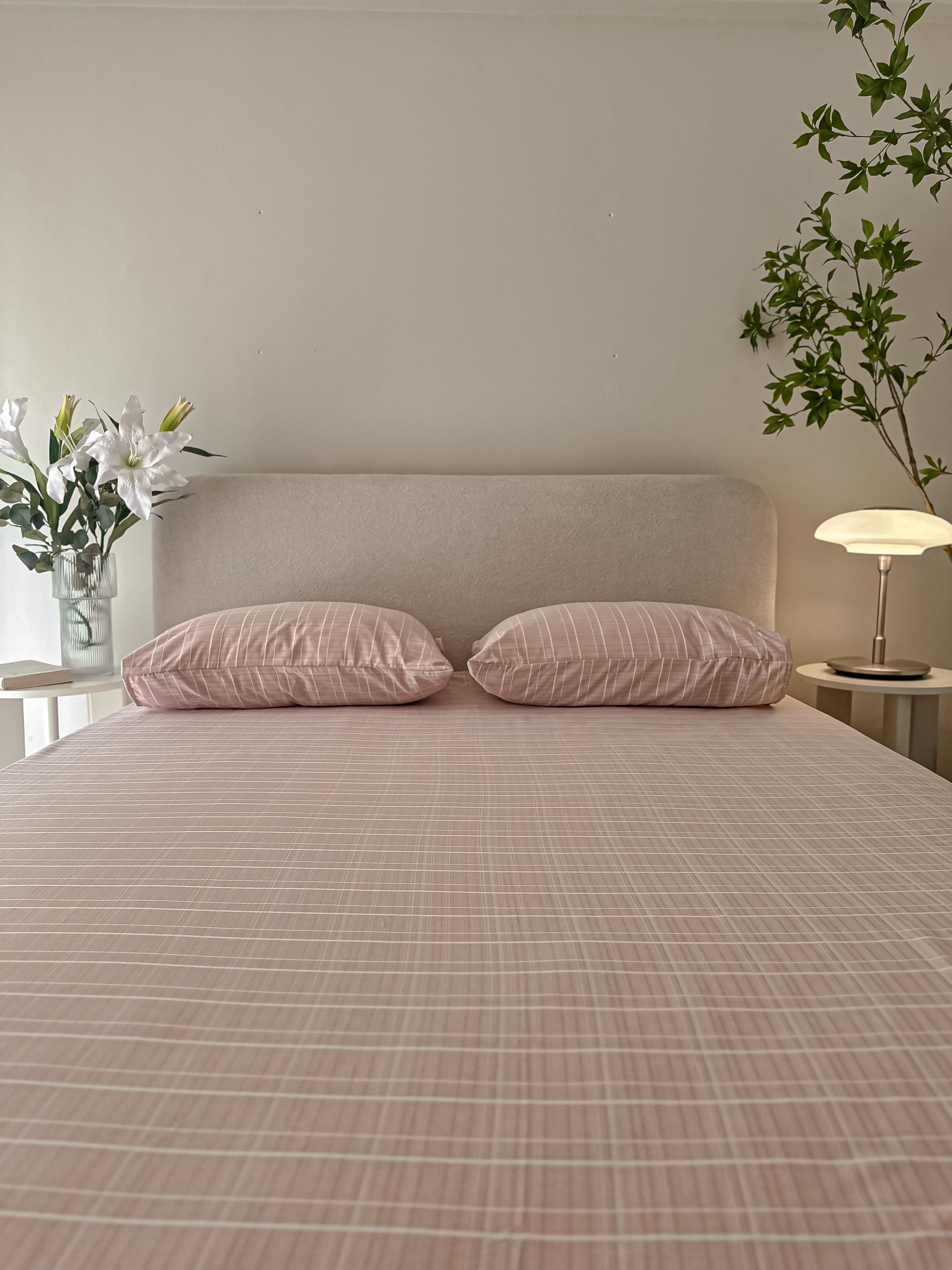 Calm Stripes Fitted Sheet Set
