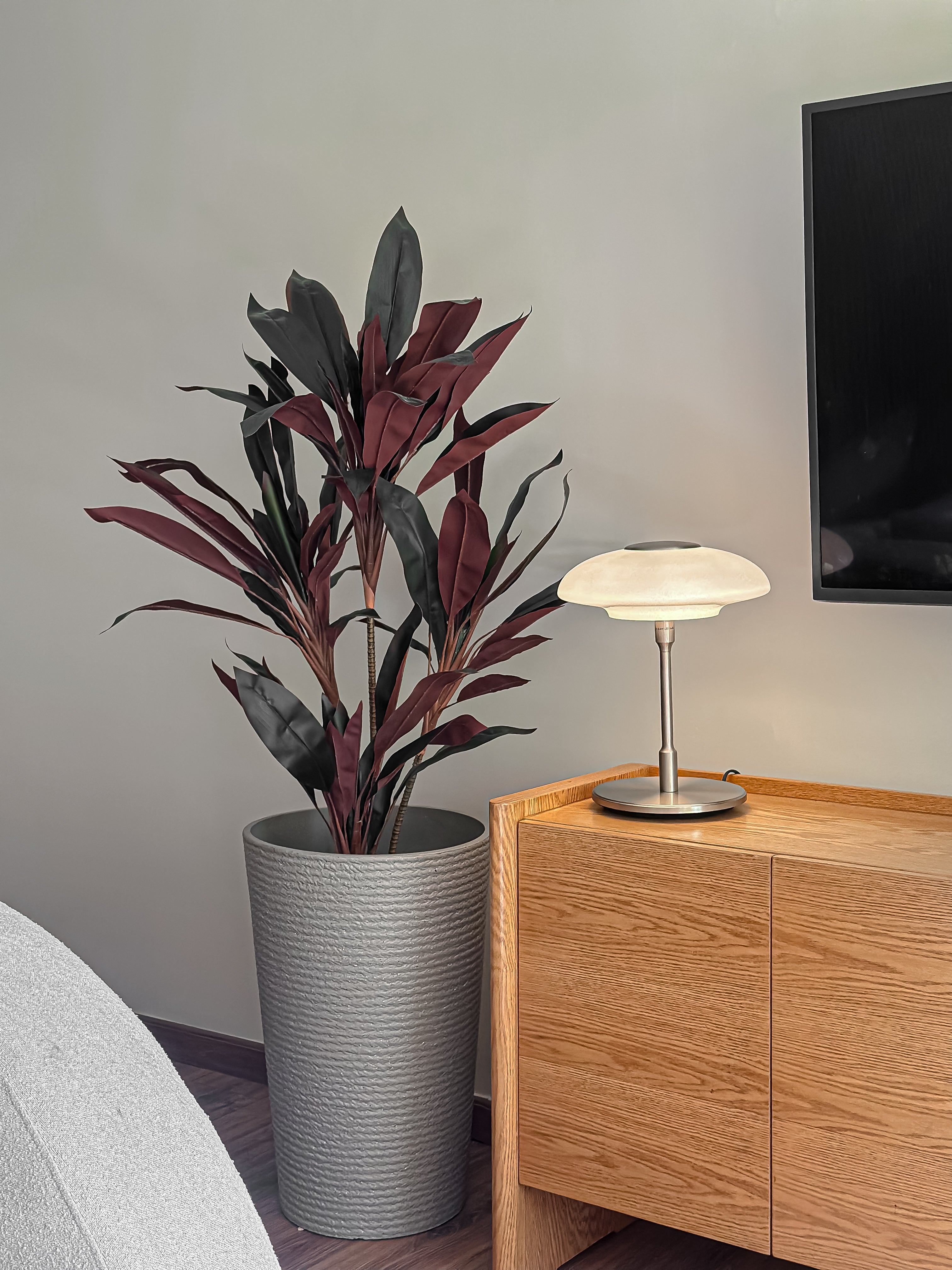 Burgundy Dracaena Faux Tree - 165 cm