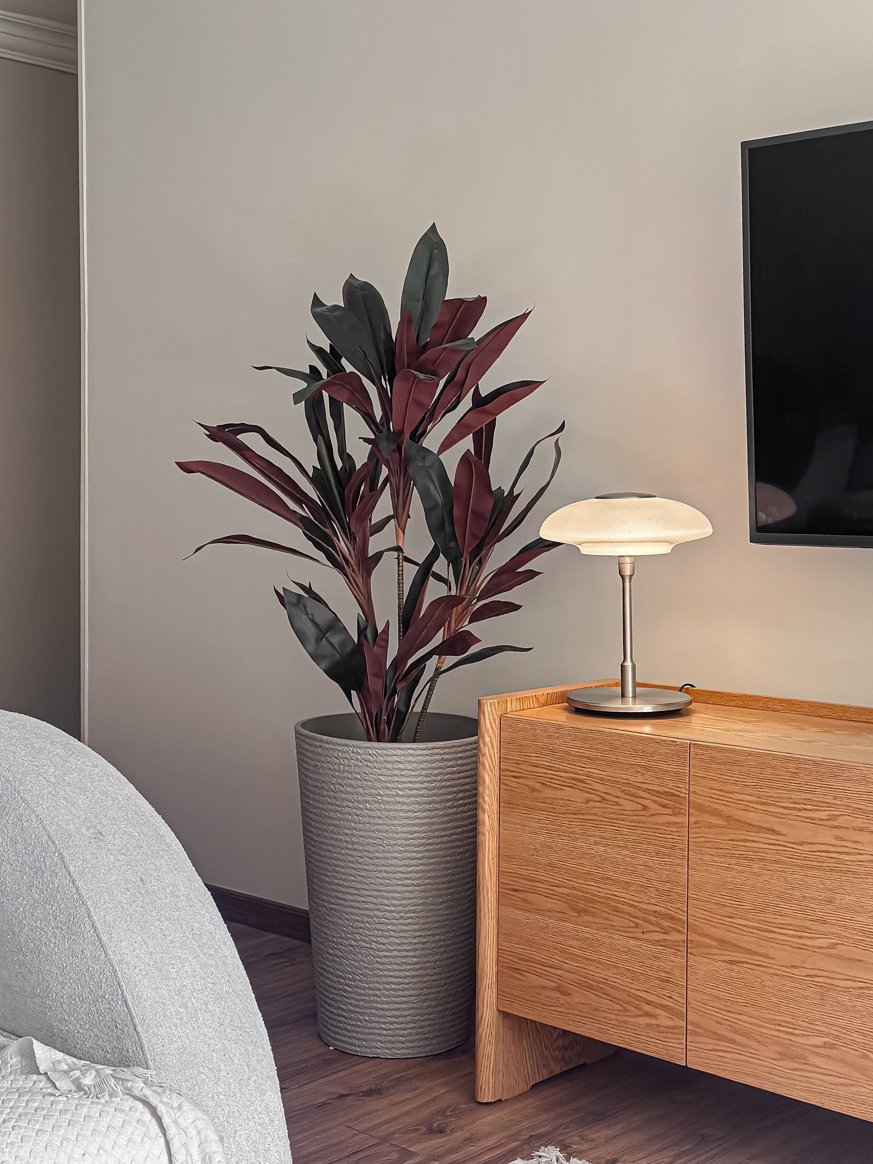 Burgundy Dracaena Faux Tree - 165 cm