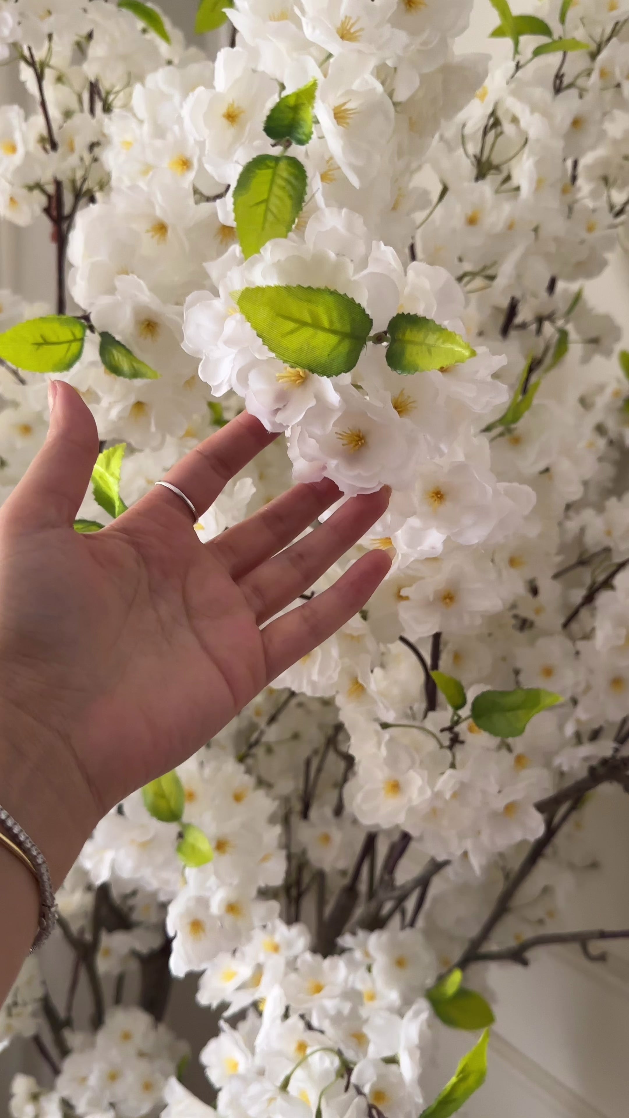 Cherry blossom faux tree -2 steams